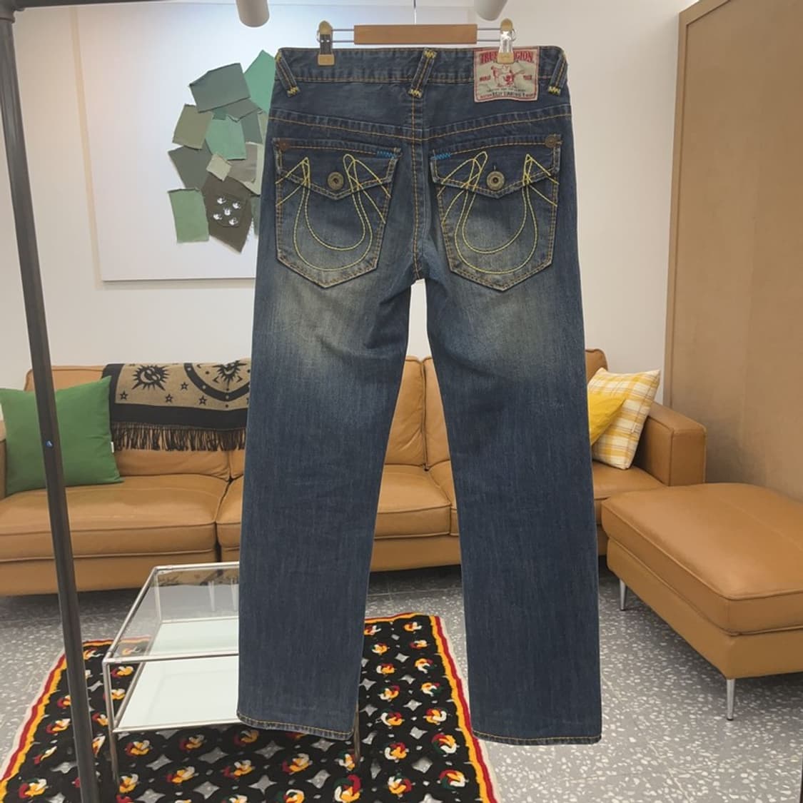 트루릴리전 빌리 자이언트 빅티 00's 데님팬츠 30인치 C06629 상품이미지4