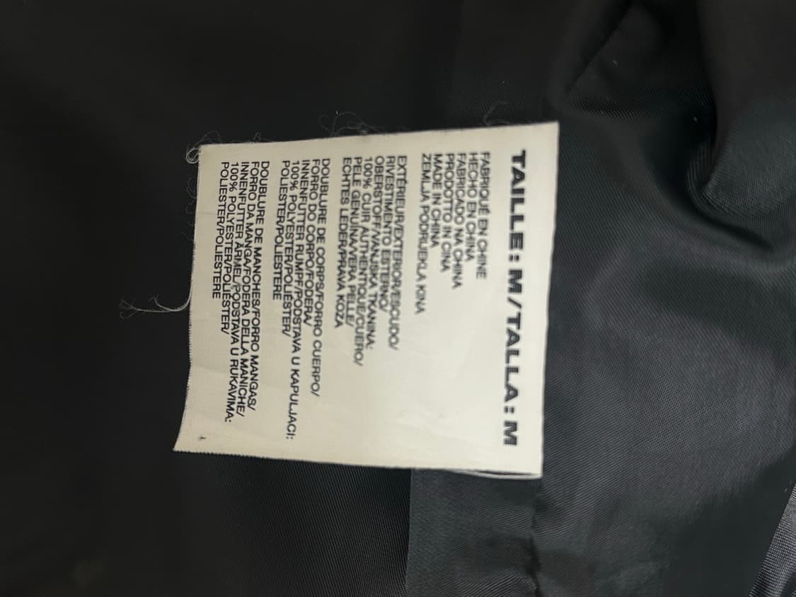 Nautica 노티카 레더 카라 자켓 상품이미지5