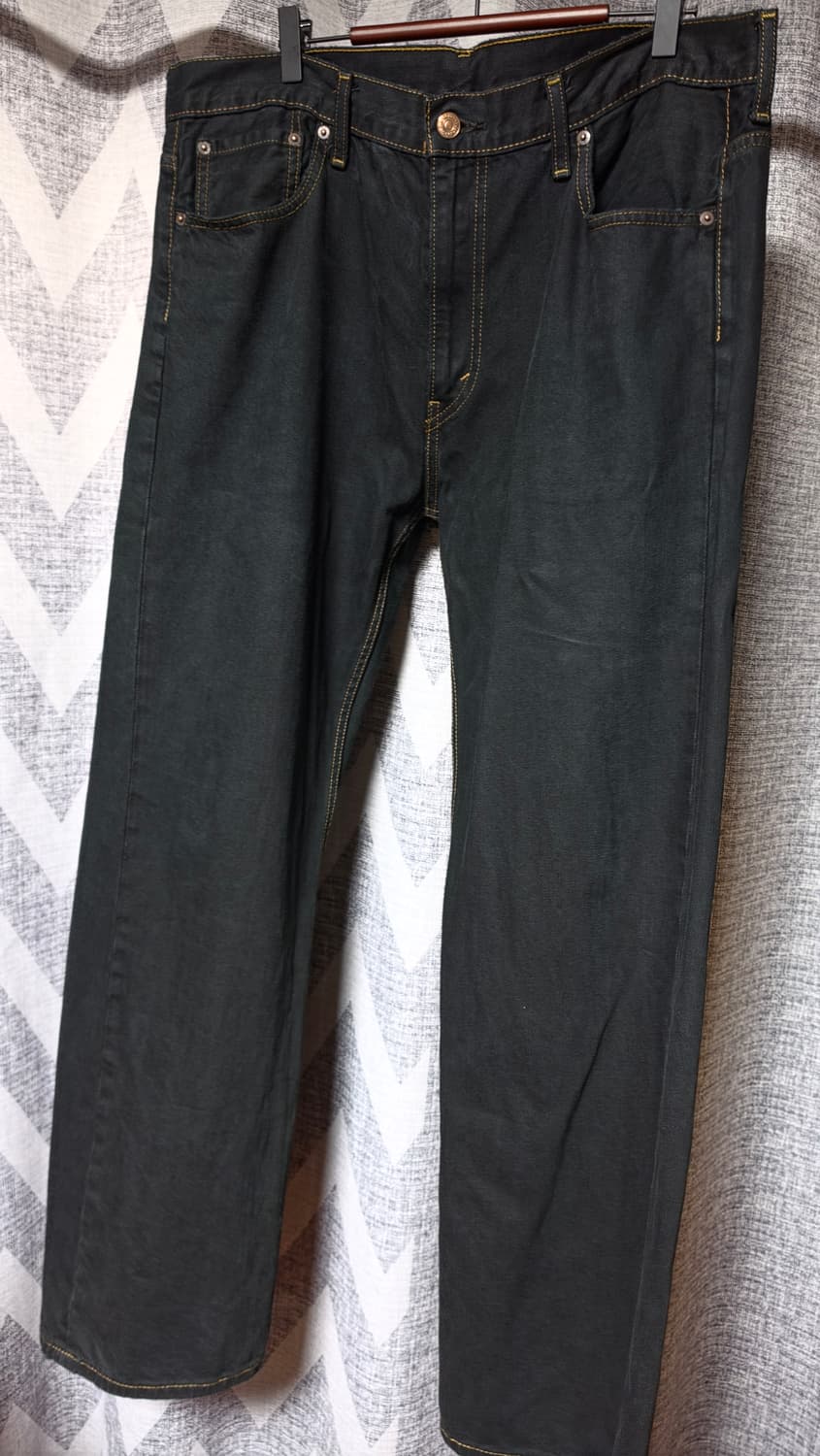 Levi's 569 Black Dyed 데님 팬츠 36/32 상품이미지2