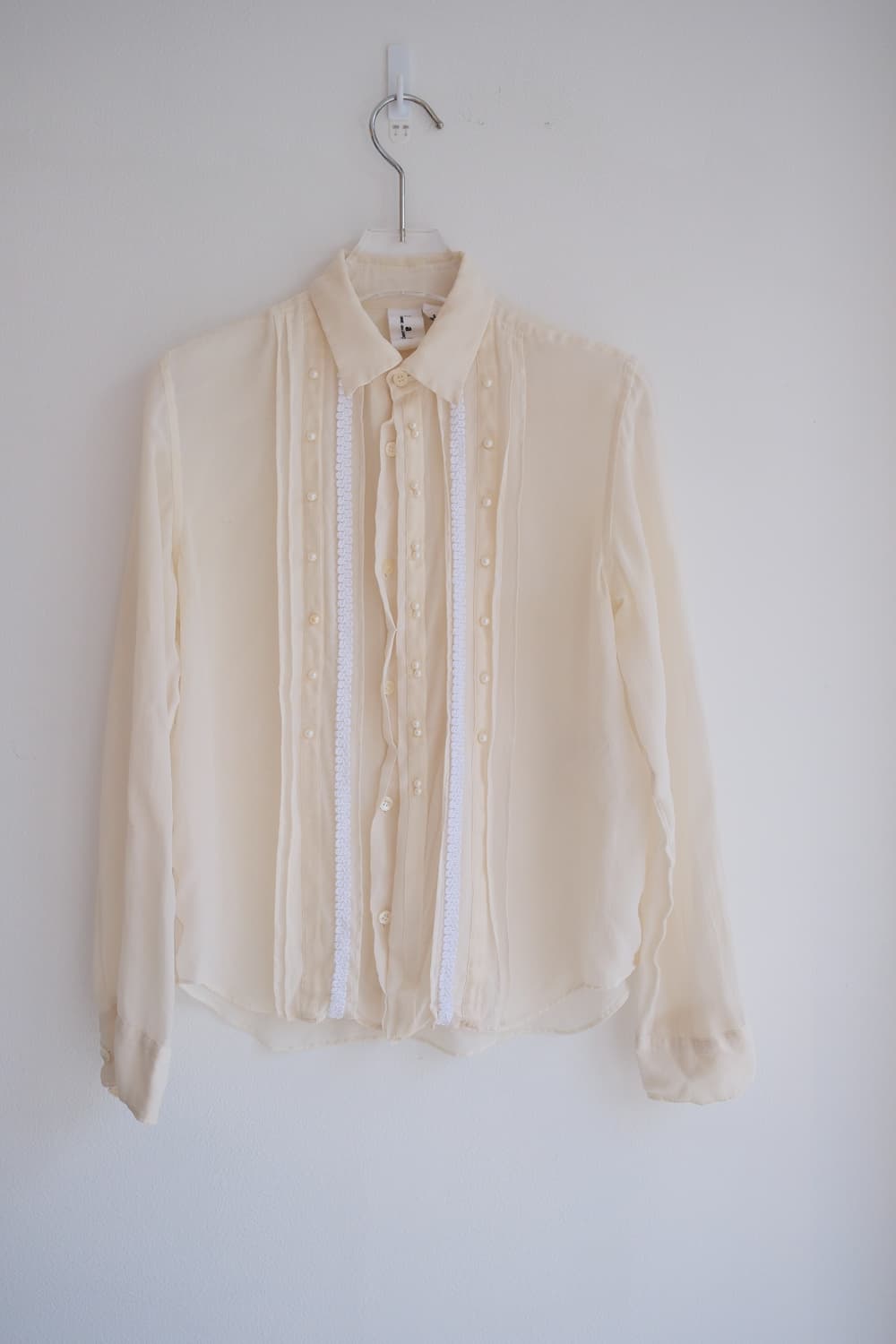 Lace slilk blouse 상품이미지4