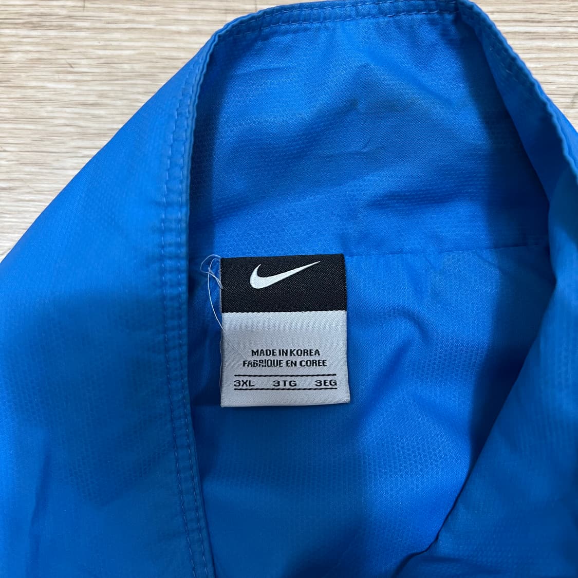 나이키 스우시 로고 바람막이 집업자켓 [블루] 3XL/115 상품이미지5