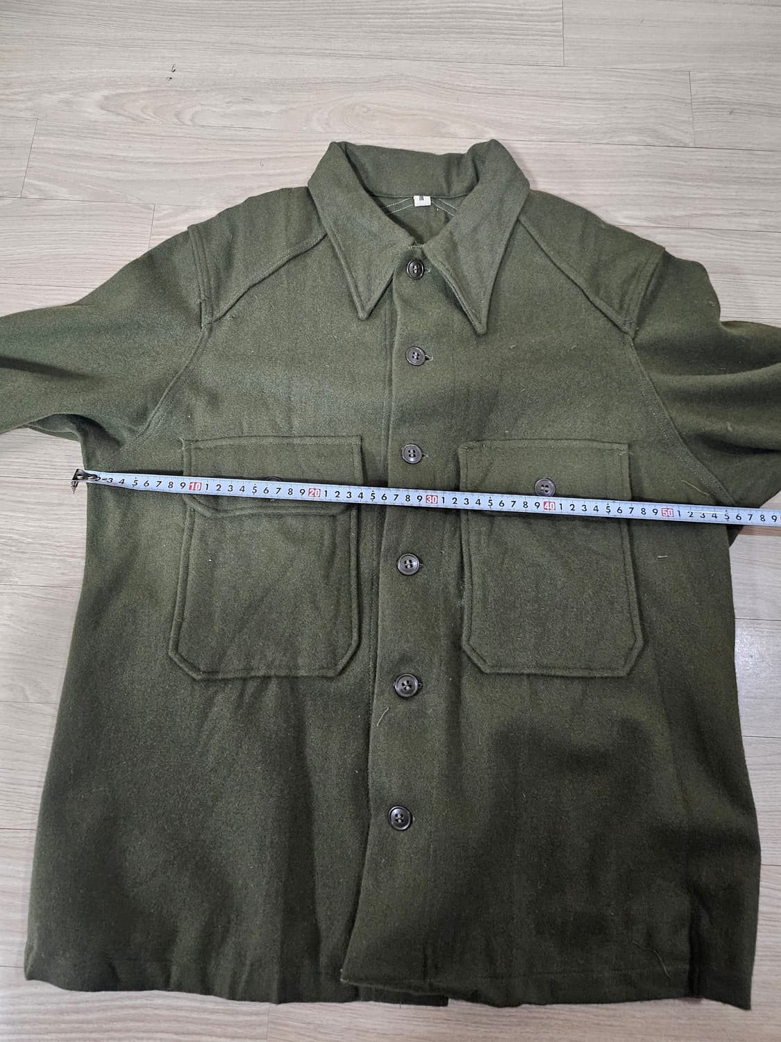 50s 미군오리지날 og108 울셔츠 데드스탁 상품이미지7