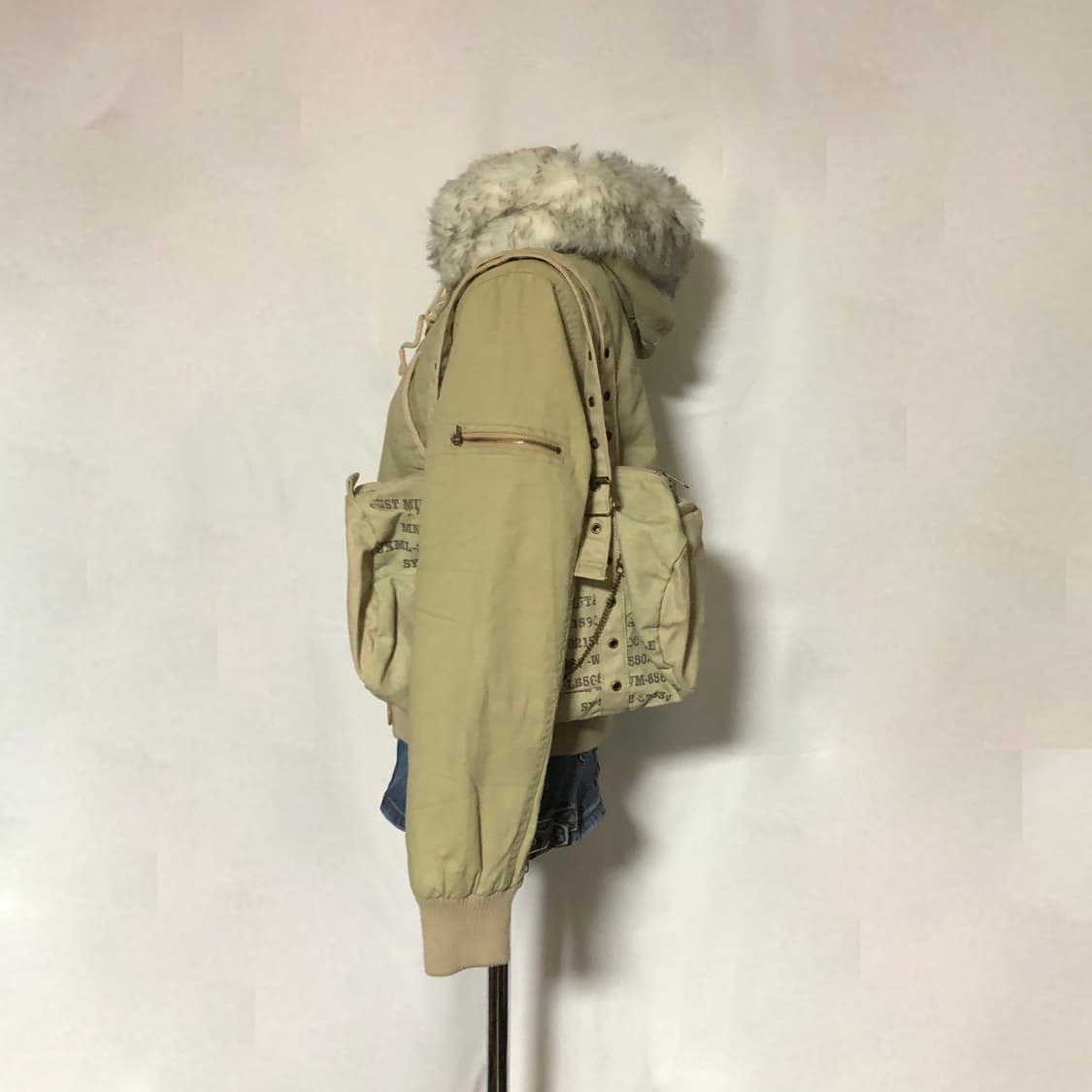 밀리터리 레터링 숄더백  상품이미지6