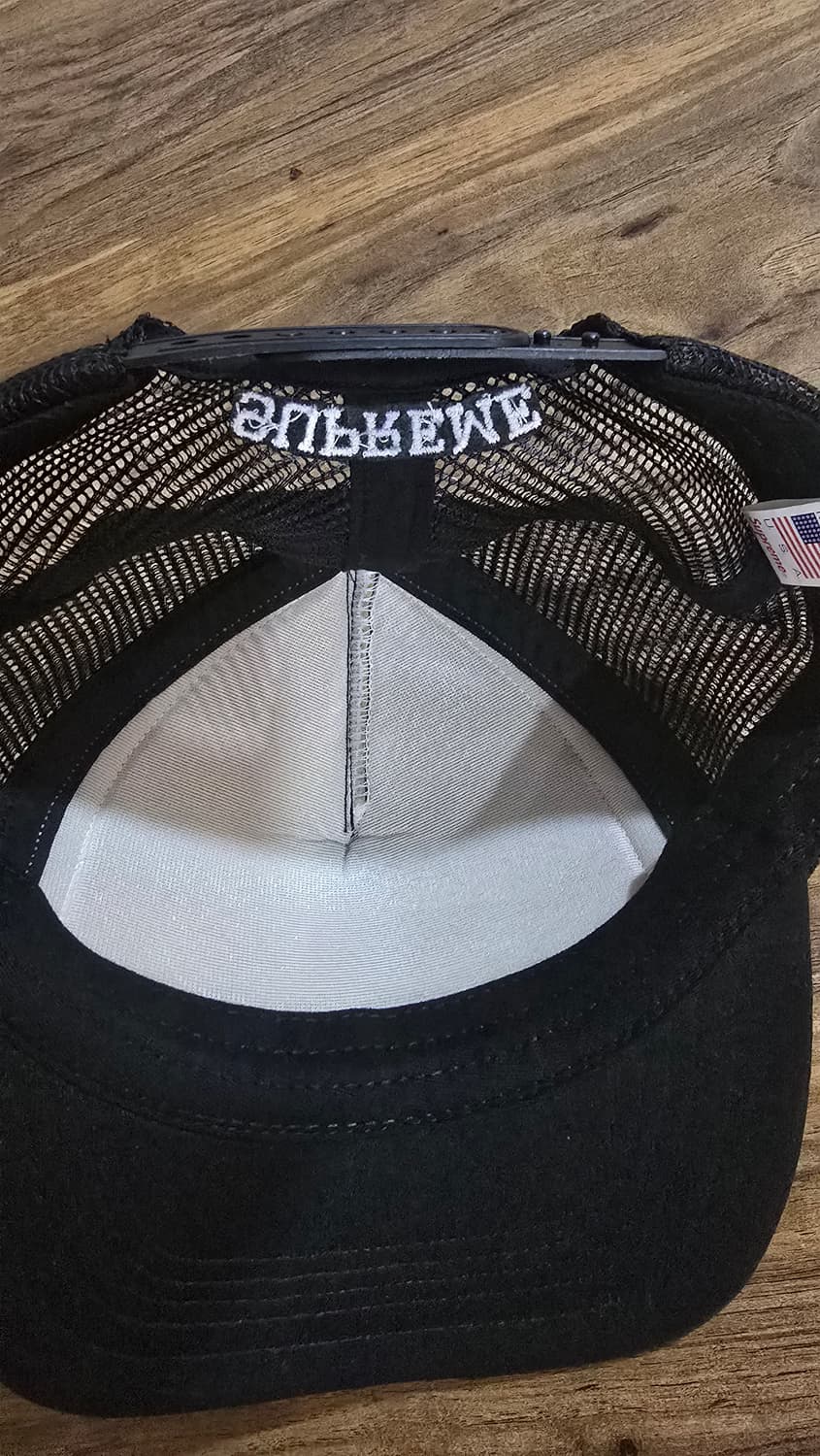 슈프림 월드와이드 메쉬 백 5패널 블랙 20SS 상품이미지4