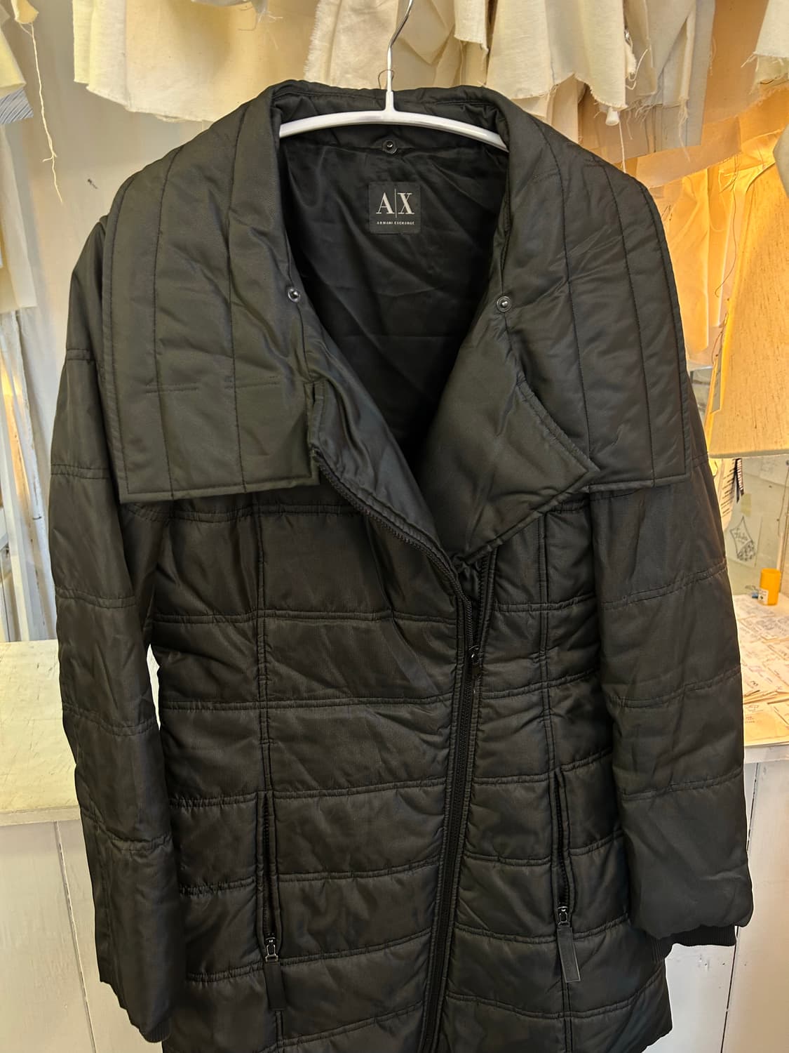 ARMANI 비대칭 코트 상품이미지3