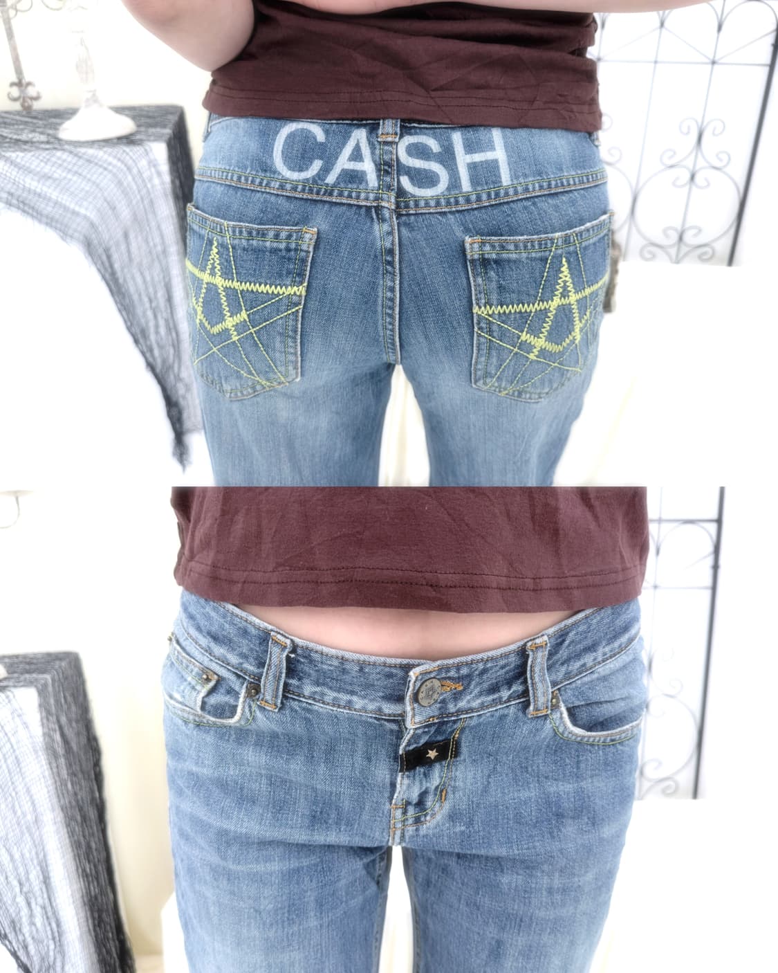 캐쉬 빈티지 플레어 부츠컷 진 상품이미지4