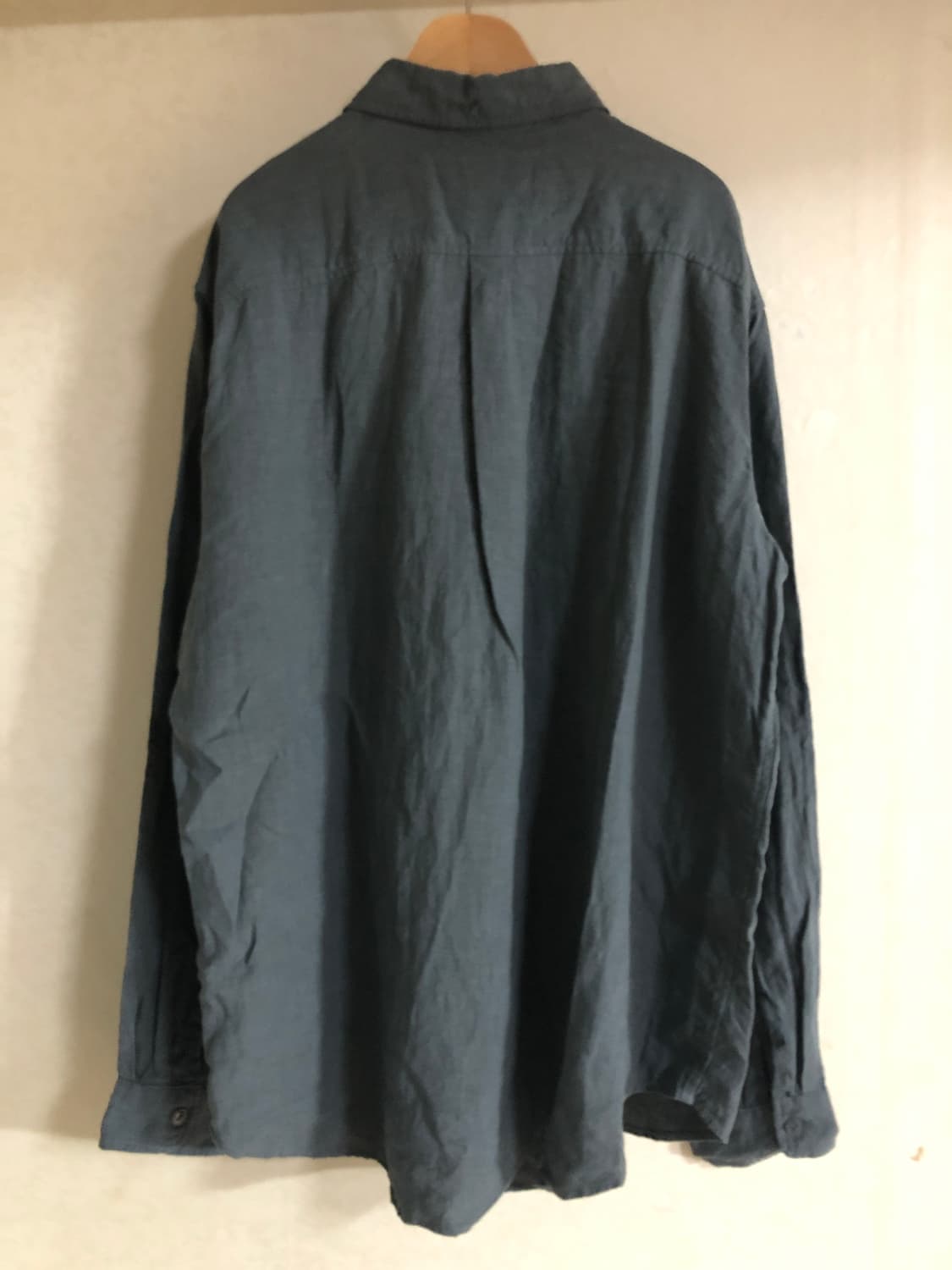 (새상품) 캐피탈 린넨 클립셔츠 블루그레이 4사이즈 (XL) 상품이미지3