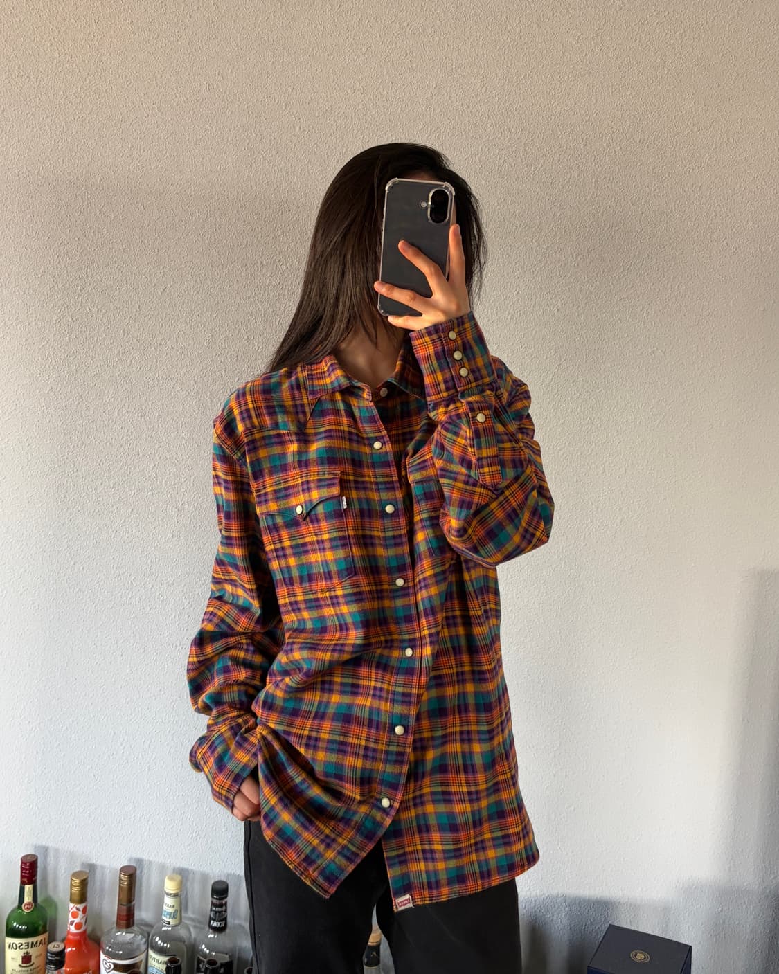 [M]리바이스 Levi's 웨스턴 체크 플란넬 셔츠 상품이미지1