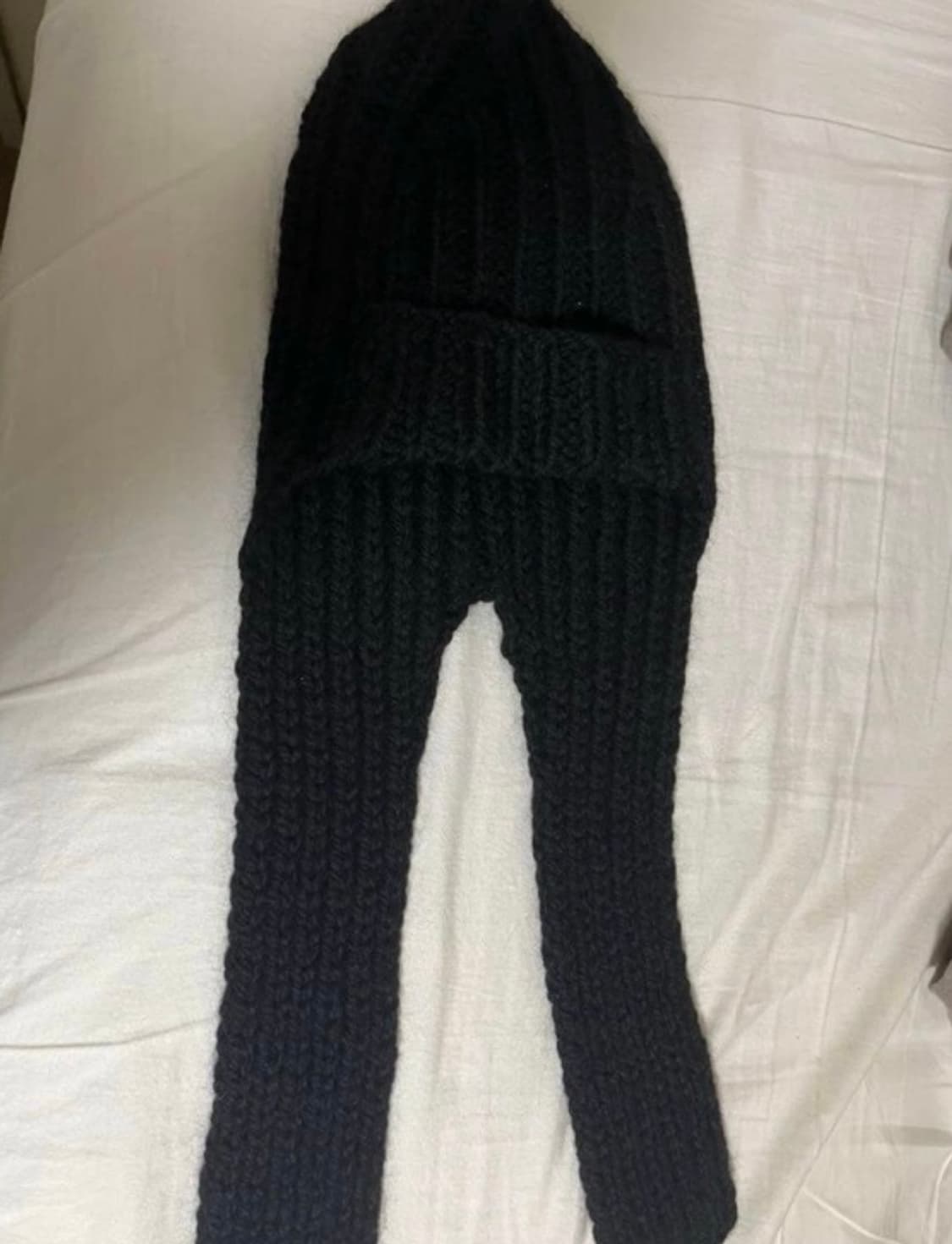 dries van noten beanie 모헤어 울 타이 비니 상품이미지4