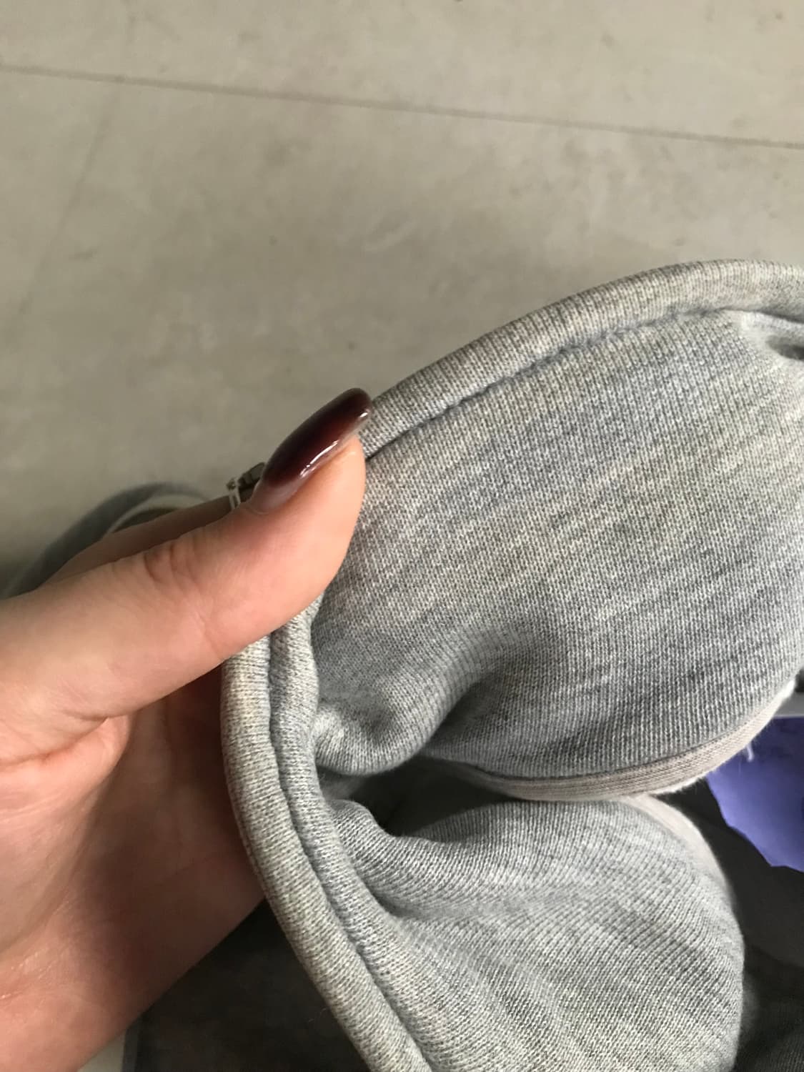 아디다스 그레이 오버핏 삼선 면집업 상품이미지8
