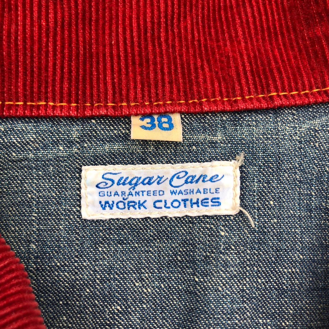 [M~L] Sugar Cane 슈가케인 데님 집업자켓 상품이미지10