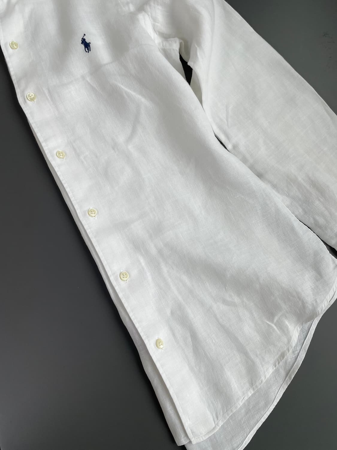 [S] 폴로 랄프로렌 여성 린넨 셔츠 커스텀 핏 상품이미지4