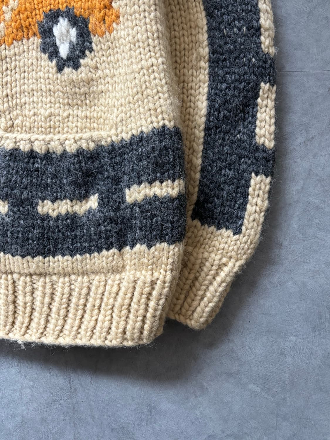 Kanata 카나타 붕붕 베이지 코위찬 울 집업 상품이미지7