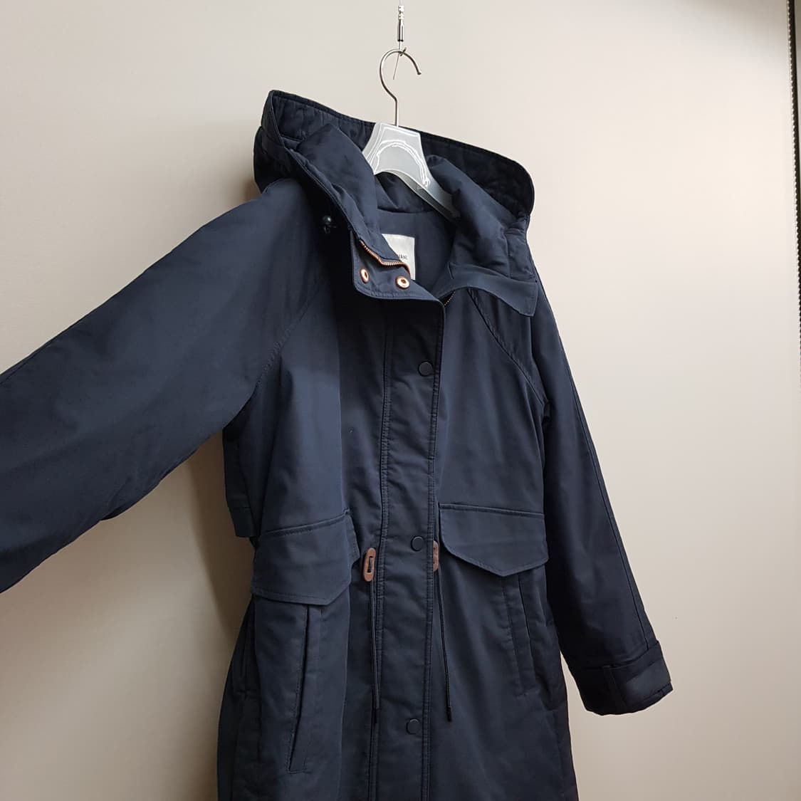 sjwani 2022 체크안감 후드 다운패딩 55사이즈 상품이미지3