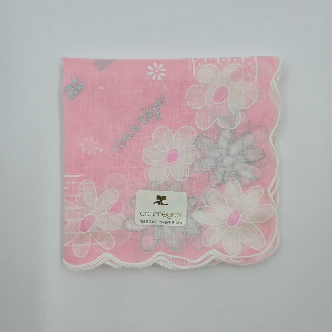 [새상품] courreges 꾸레쥬 손수건 스카프 - 12 상품이미지2