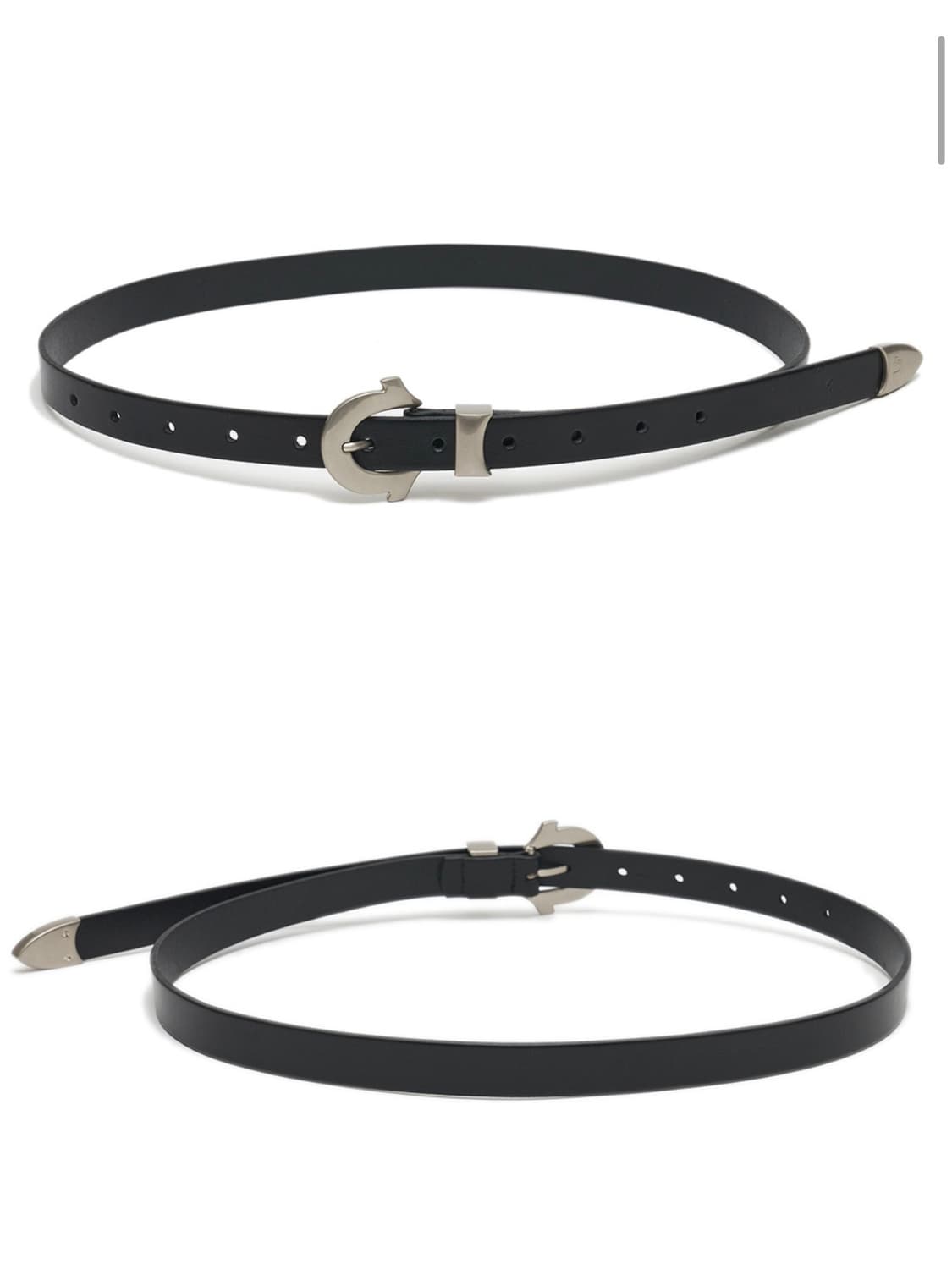 트루릴리젼 홀슈 레더 벨트 블랙 (1.2) 상품이미지2