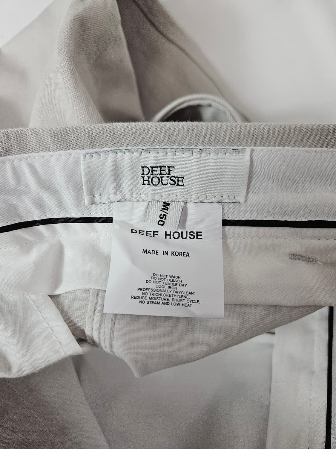 (새상품) 딥하우스 워크 치노팬츠 코튼 바지 슬랙스 M 50 상품이미지5