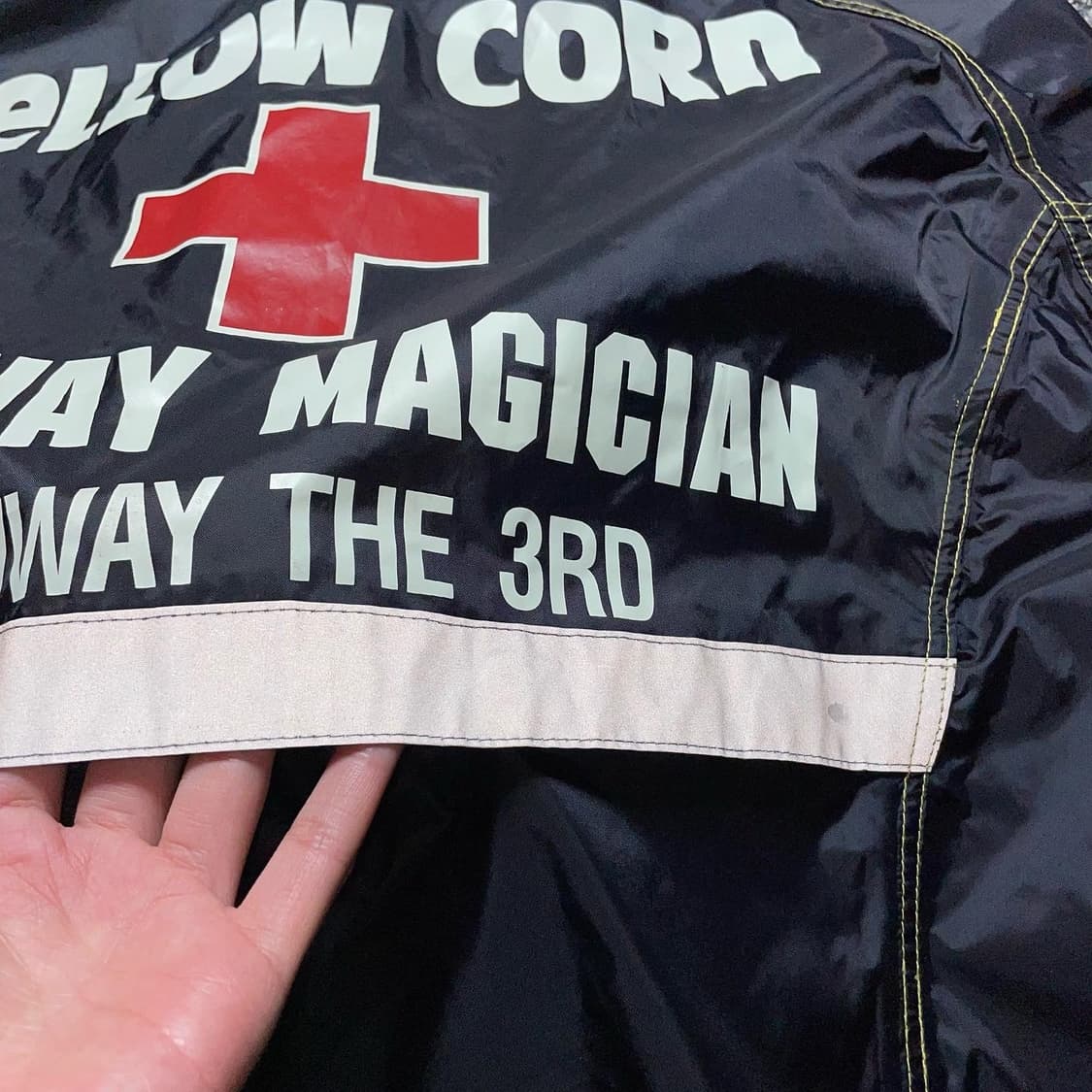 옐로우콘 나일론 레이싱 봄버 상품이미지8