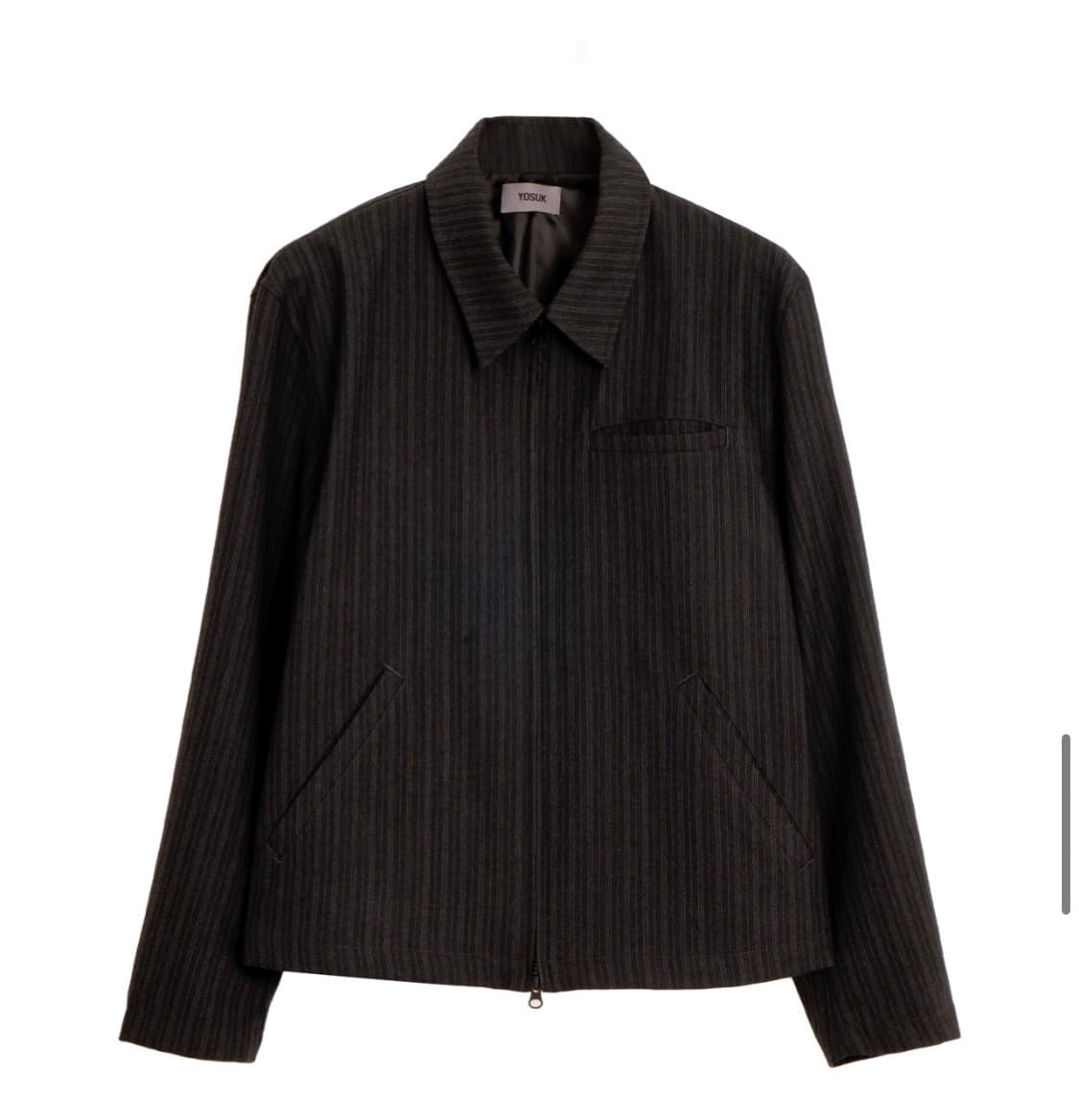 YOSUK 스트라이프 집업 자켓 2사이즈 상품이미지1