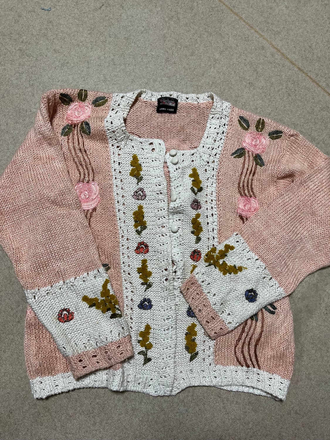 핸드메이드 코튼 가디건 made in Italy 상품이미지1