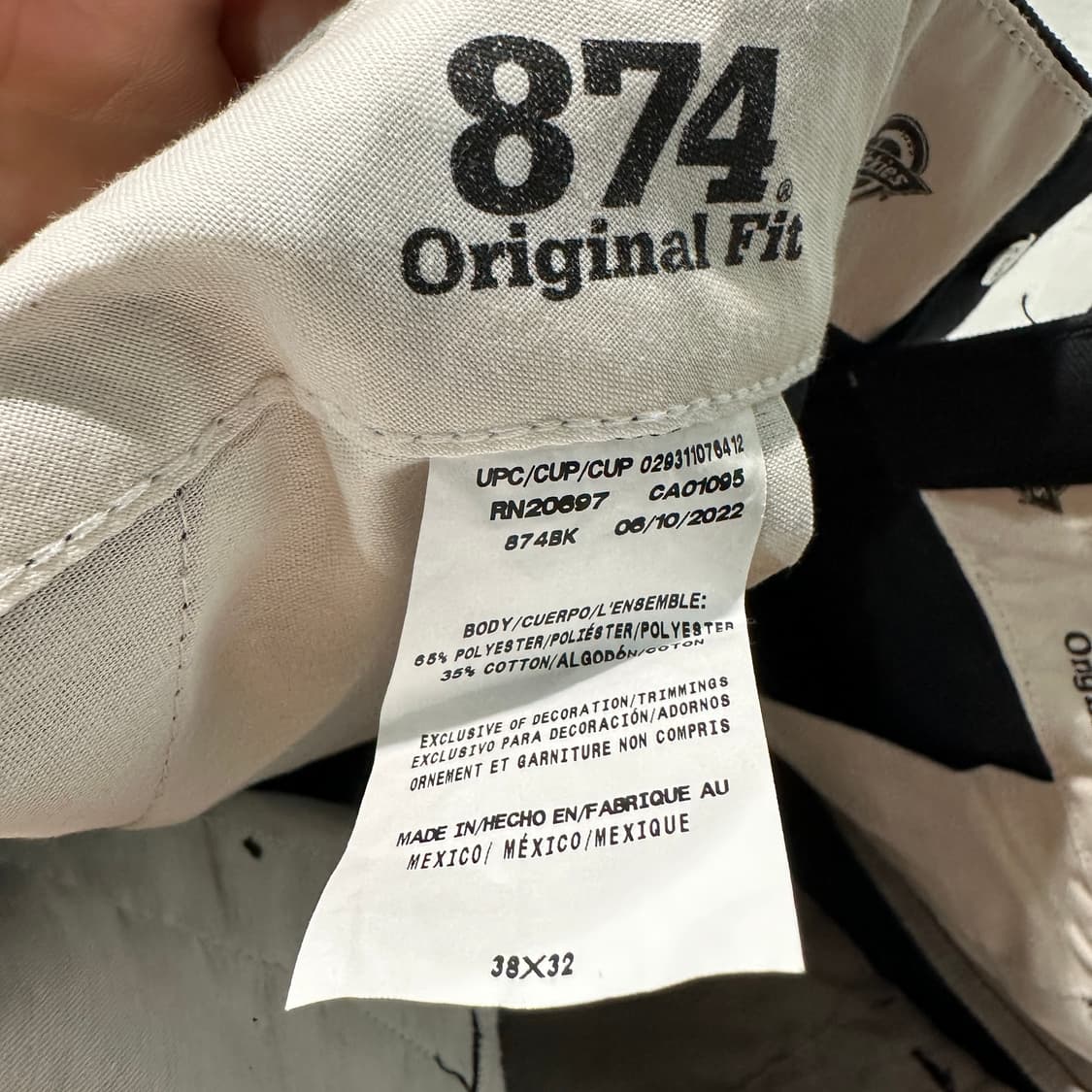 디키즈874 블랙 팬츠 38 상품이미지4