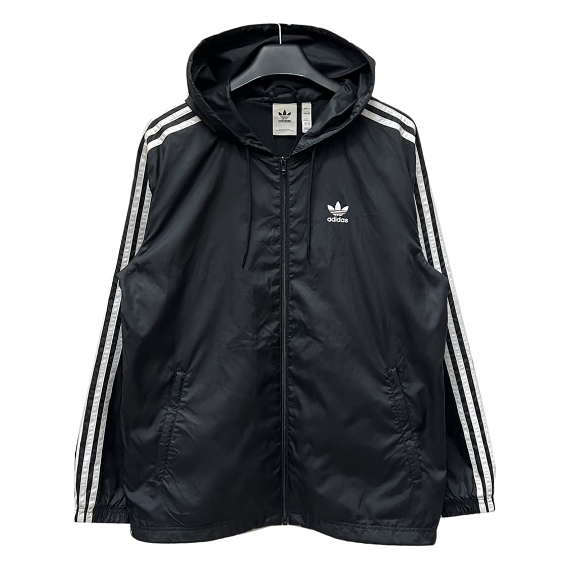 아디다스 3 스트라이프 우븐 빅로고 바람막이 자켓 L 상품이미지2