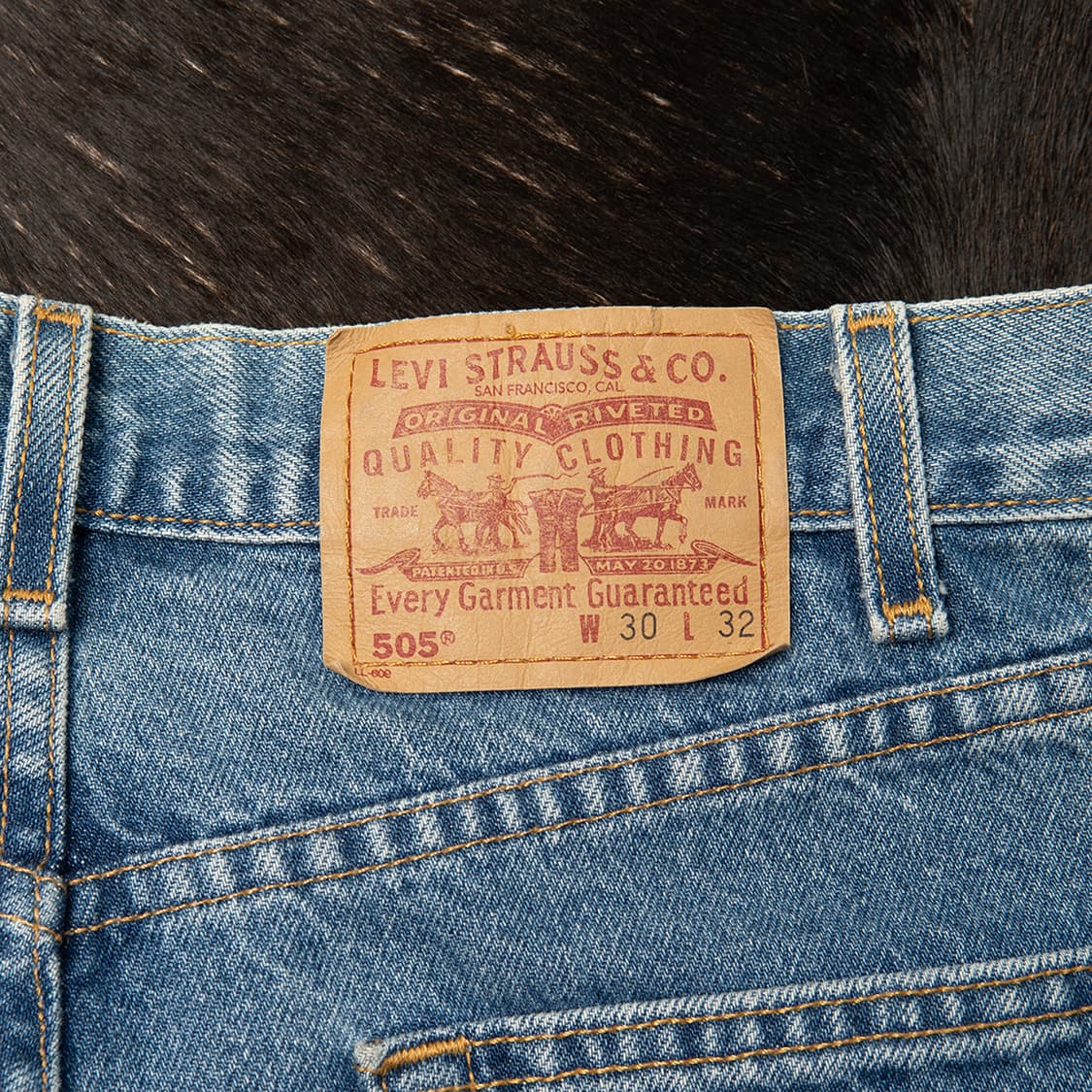 [28] 00s 리바이스 멕시코 메이드 505 데님팬츠 WB-53  상품이미지6