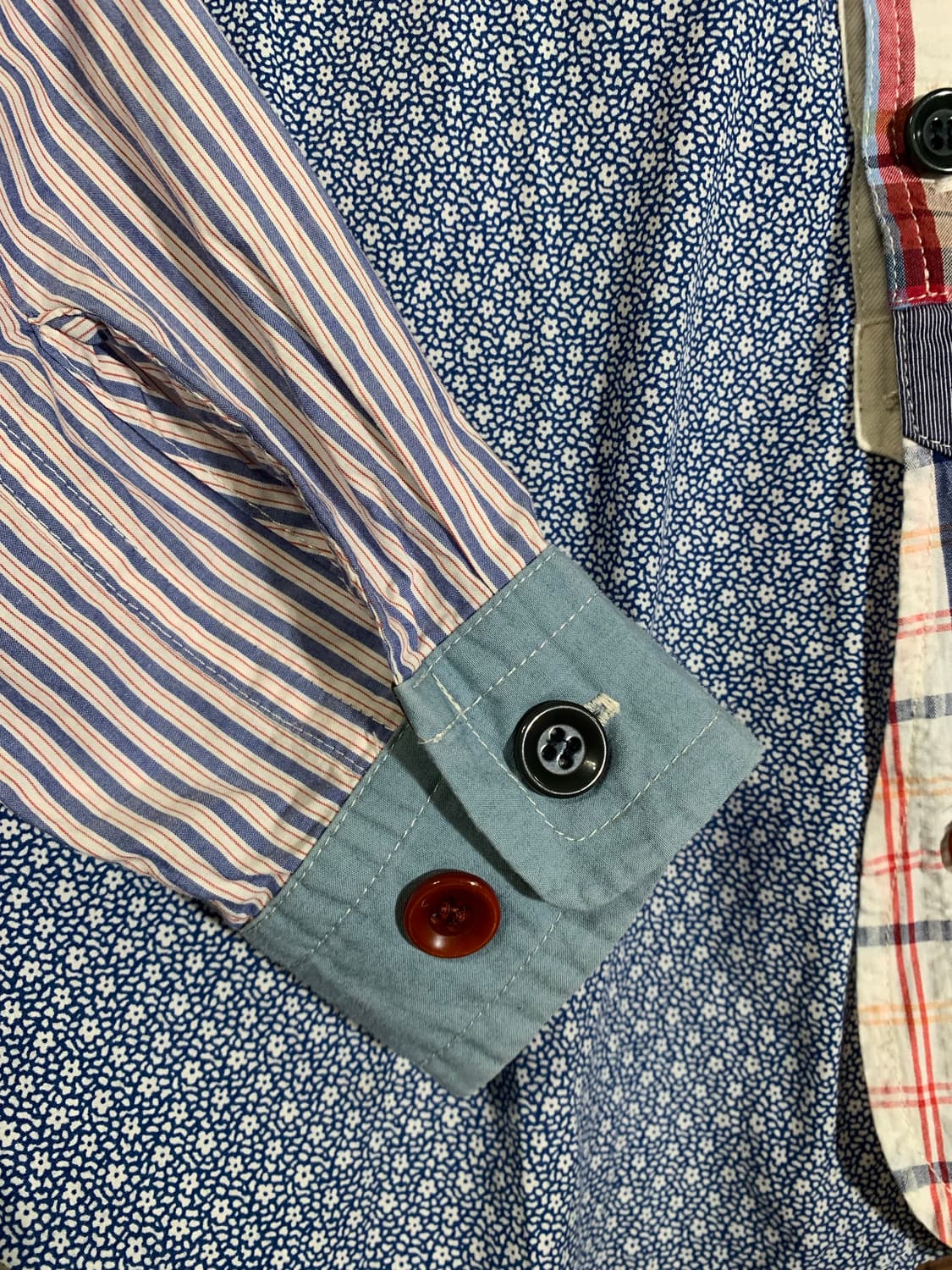 빔즈보이 크레이지 패턴 패크워크 셔츠 상품이미지8