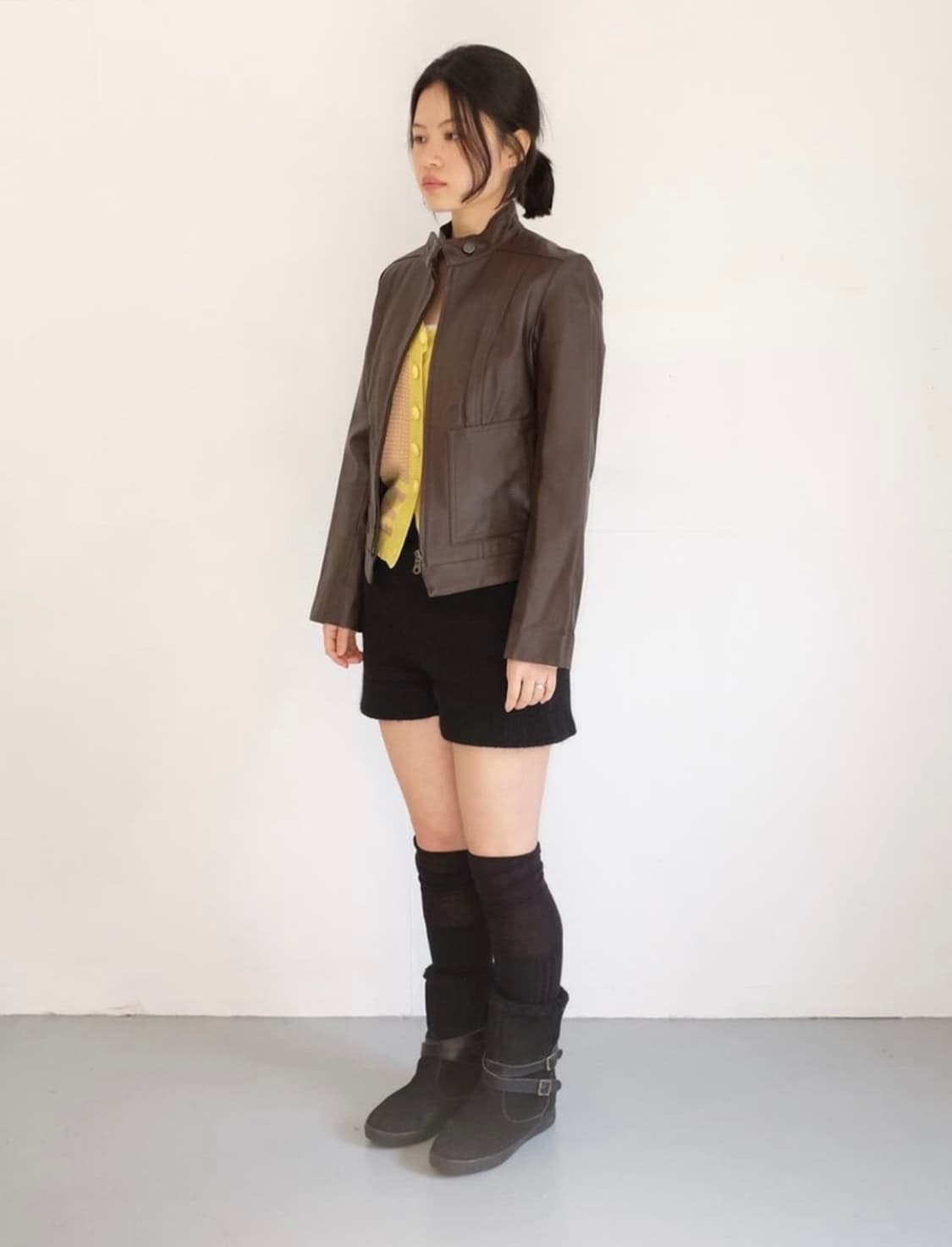 마츠리 Vintage leather jacket 상품이미지2