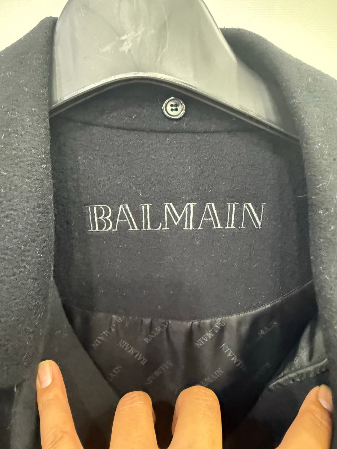 발망 블랙 모직 코트 100사이즈 판매합니다 상품이미지2