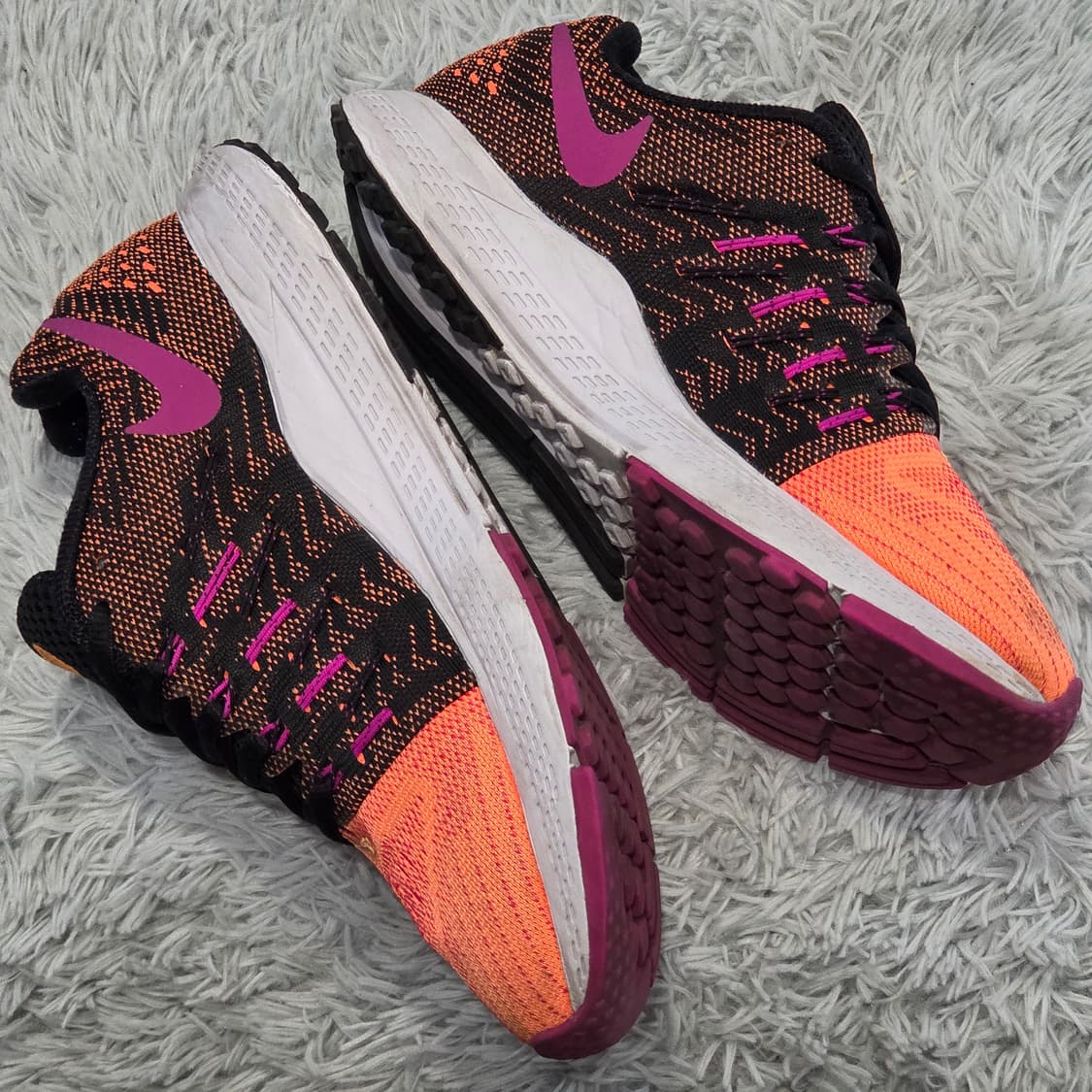 4a-13:나이키 줌 페가수스 32 오렌지 블랙 230mm 상품이미지8