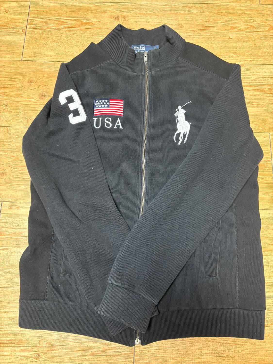 폴로 성조기 집업 상품이미지1