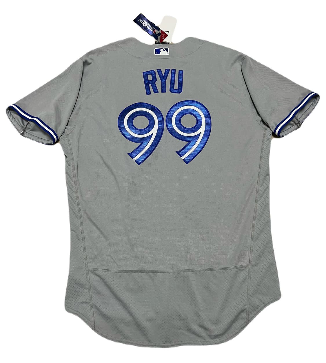 나이키 류현진 토론토 블루제이스 어웨이 어센틱 정품 유니폼 상품이미지1