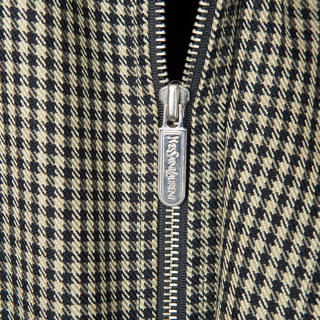 [103] 90s 입생로랑 뿌르옴므 울 실크 하운드투스 블루종  상품이미지5