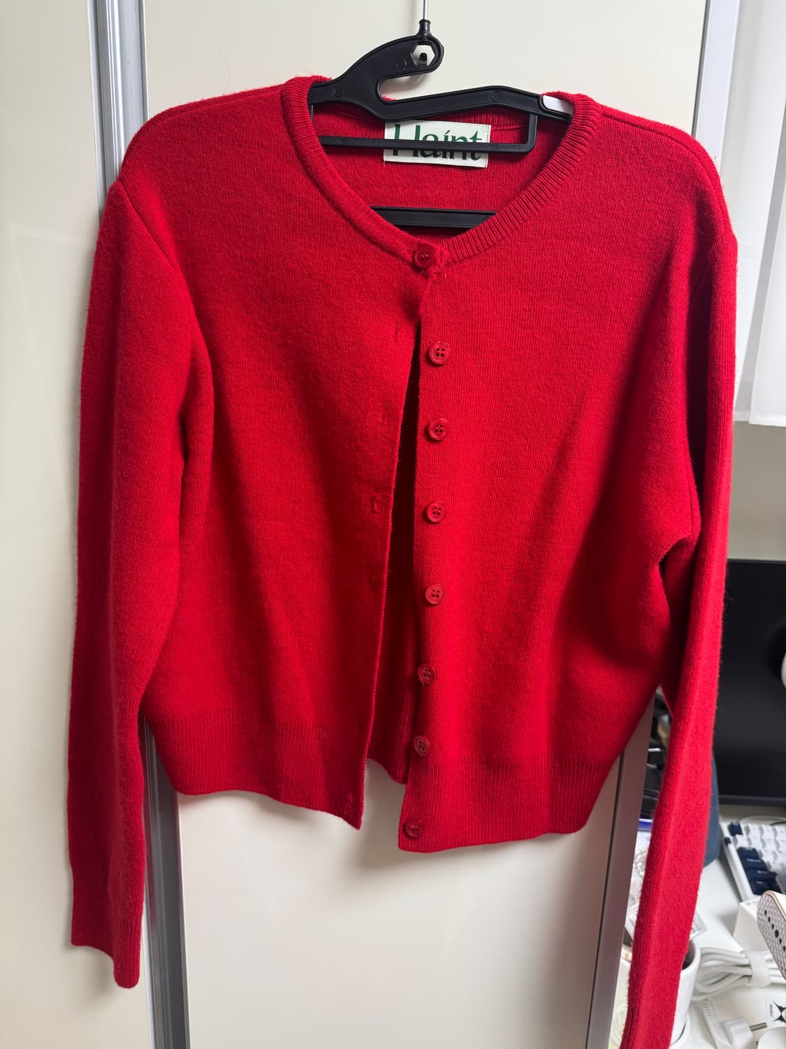 헤인트 레드 가디건 상품이미지2
