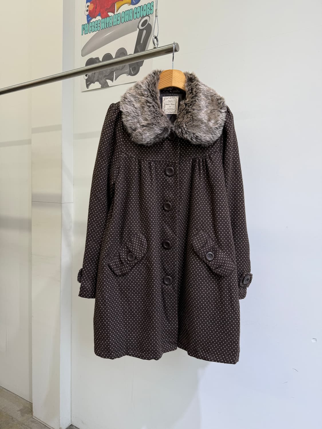 JASPER MINX 퍼카라 도트 자켓 상품이미지1