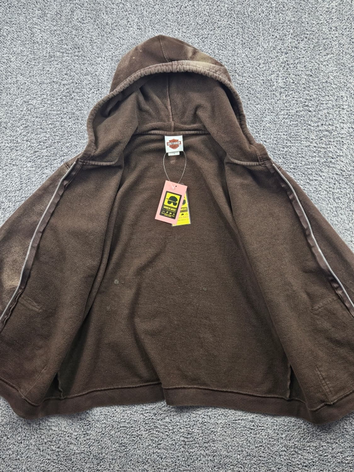 할리데이비슨 다잉워시드 커스텀 스웻 후드집업 ( L ) / 11454 상품이미지10