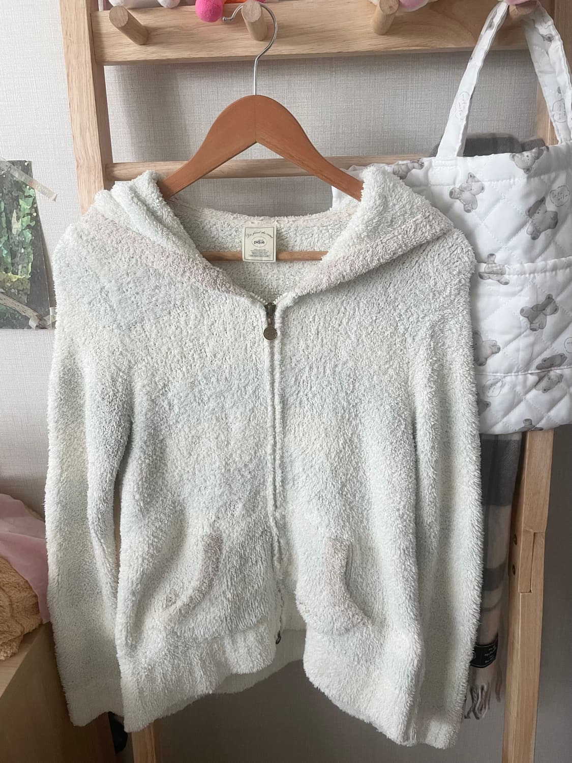 모리걸 빈티지 젤라또피게 후드집업 🤍💗 상품이미지2