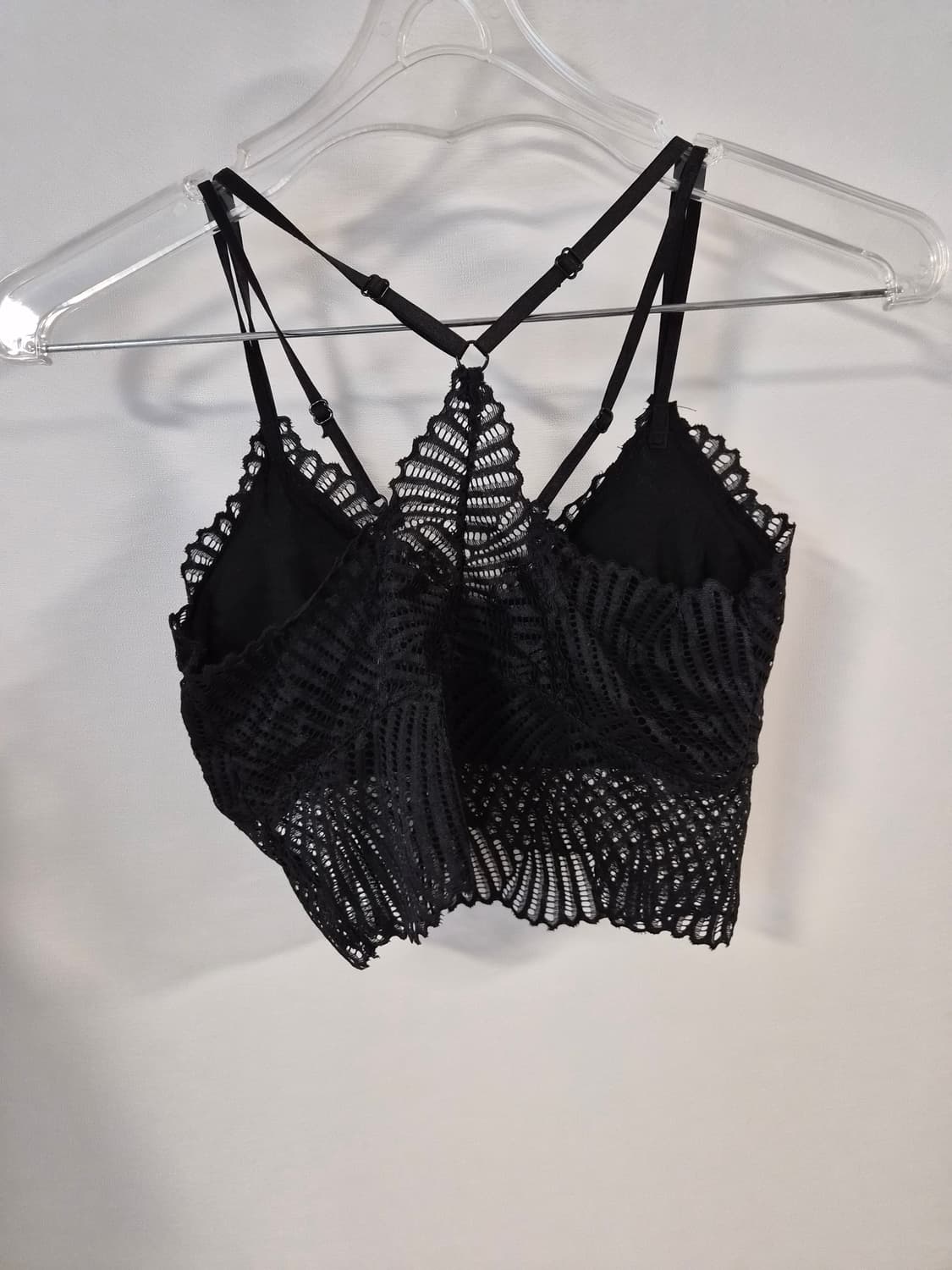 뒷태가 너무 예쁜 블랙 레이스 브라탑/브라렛 판매합니다 상품이미지3