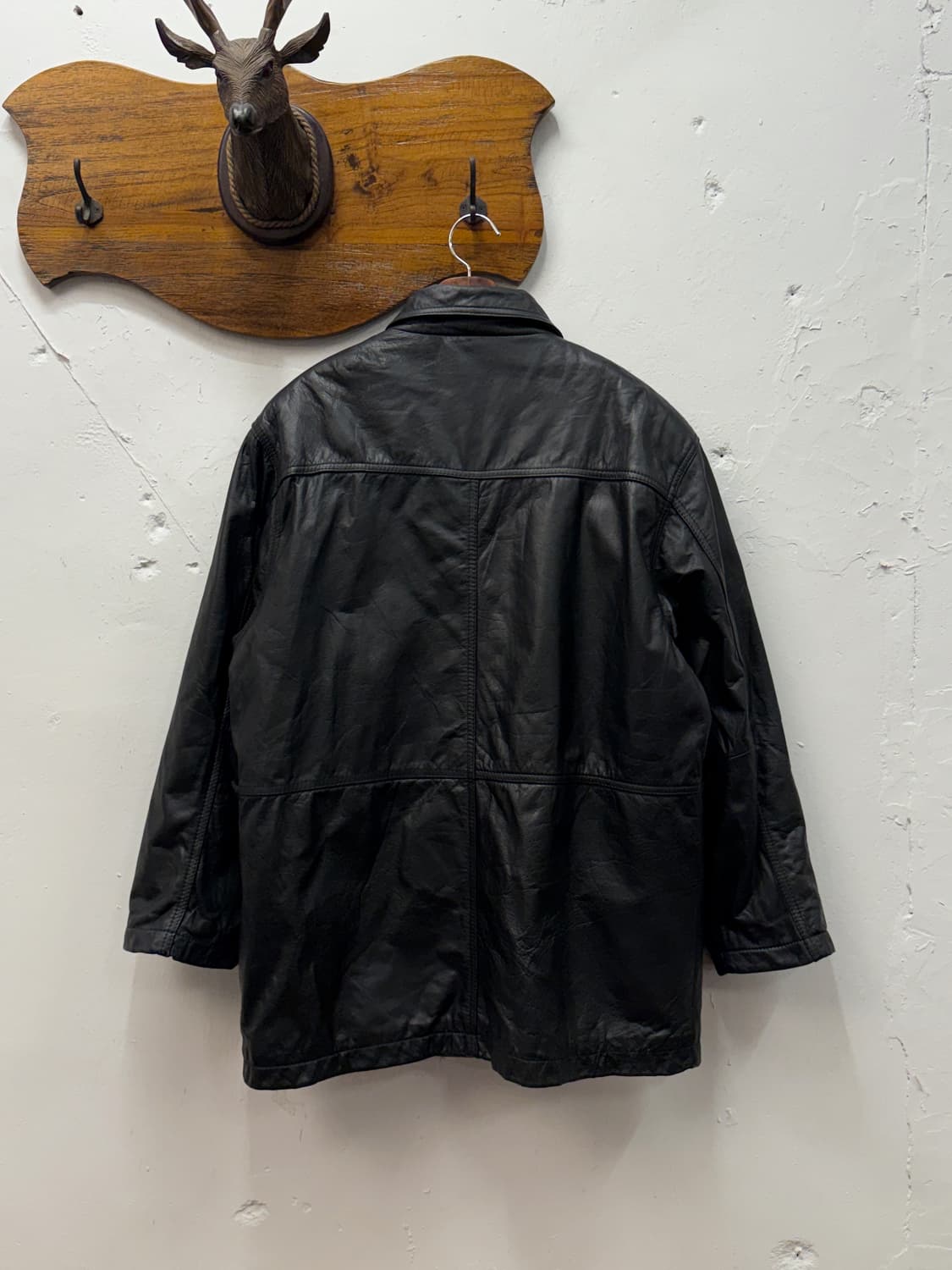 M) RECUERDO CLUB Cowhide Leather Car Coa 상품이미지4