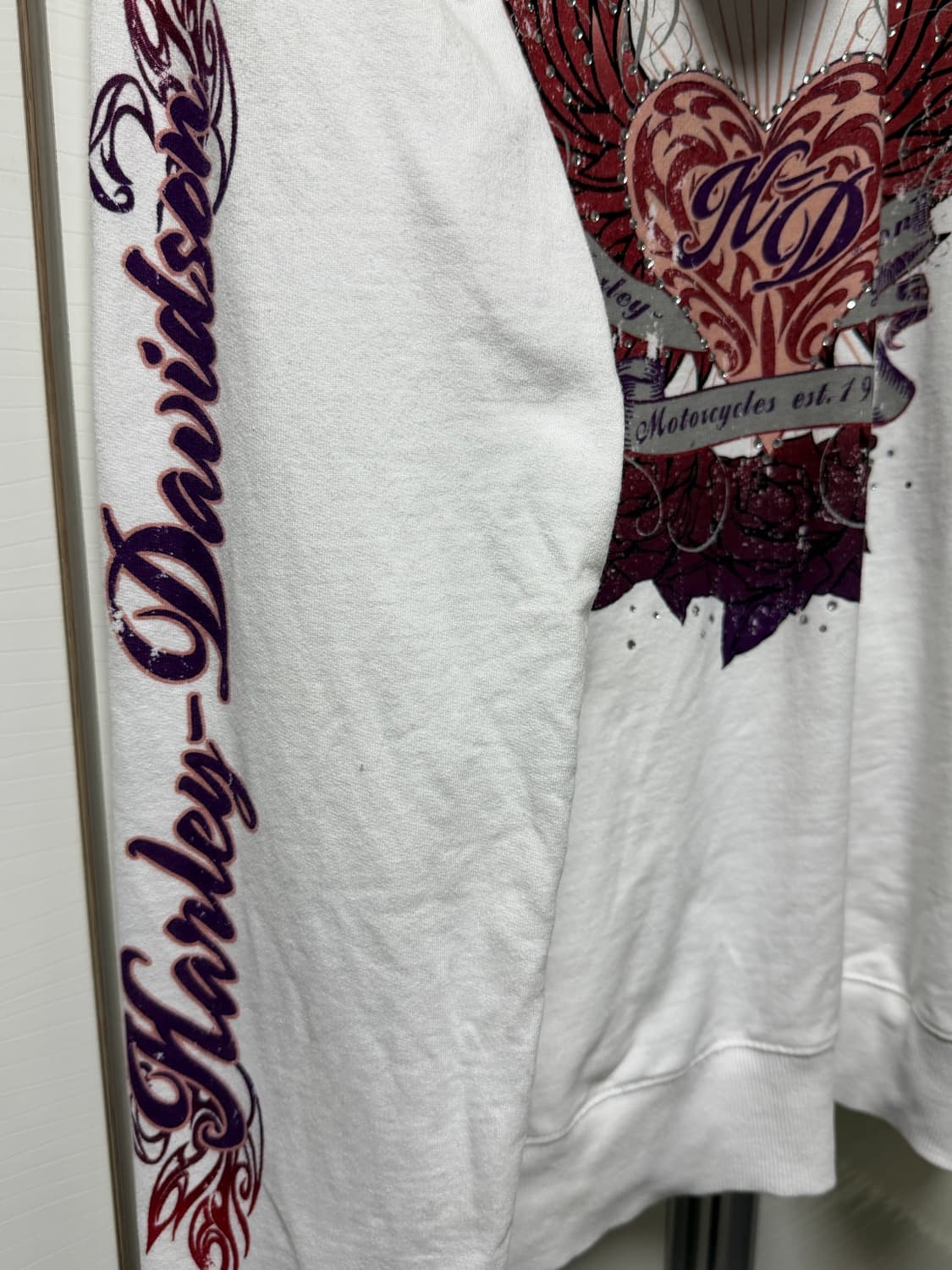 할리데이비슨 후드집업 L 상품이미지5