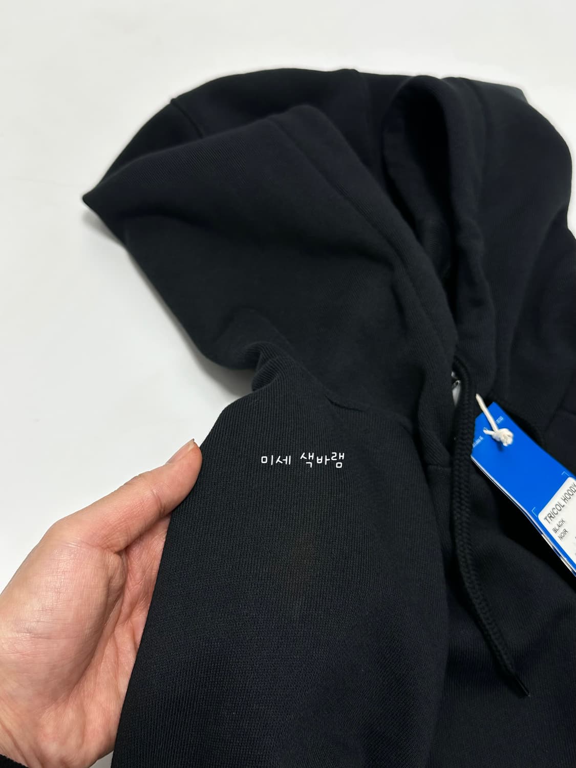 아디다스 오리지널 트레포일 후드티 블랙 상품이미지7