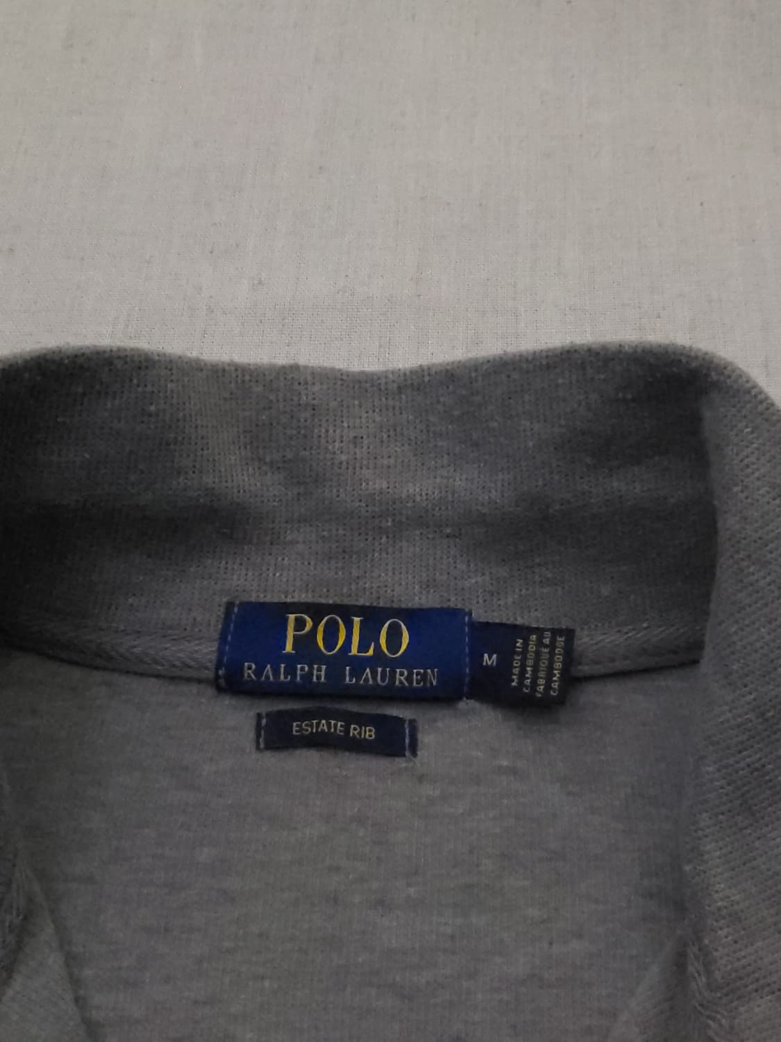 폴로 랄프로렌 하프집업 긴팔티 그레이 m 상품이미지3