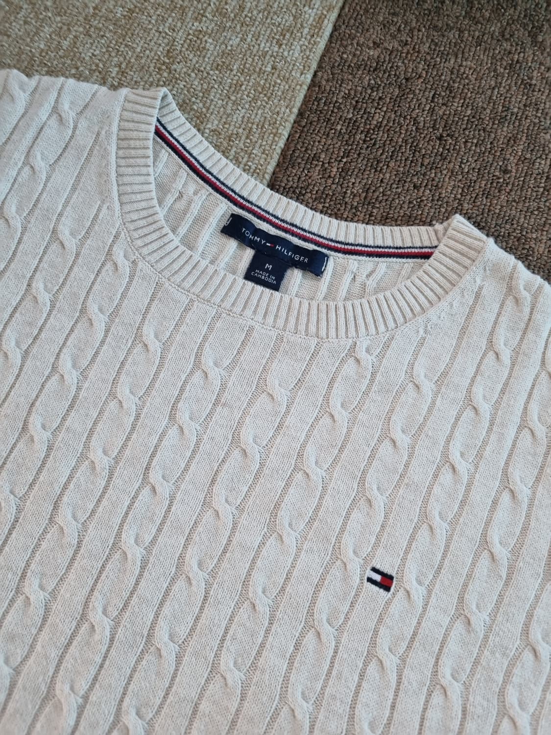 타미힐피거 케이블 반팔 니트 상품이미지2