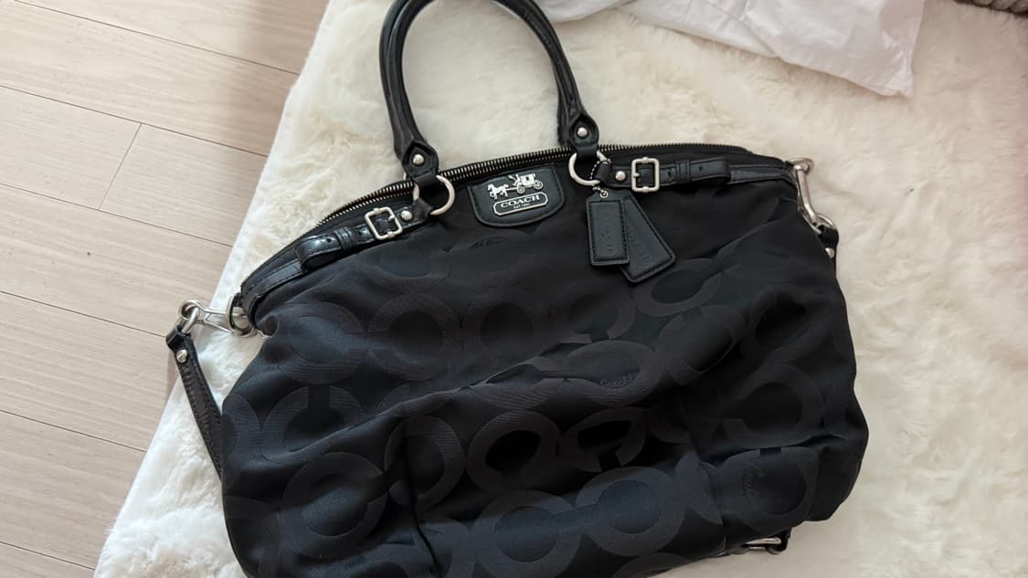 코치 빈티지 가방 버건디  상품이미지1