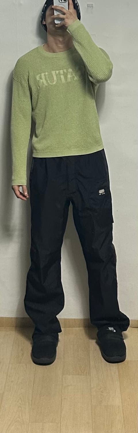 세터 로고 자수 크루넥 니트 상품이미지5