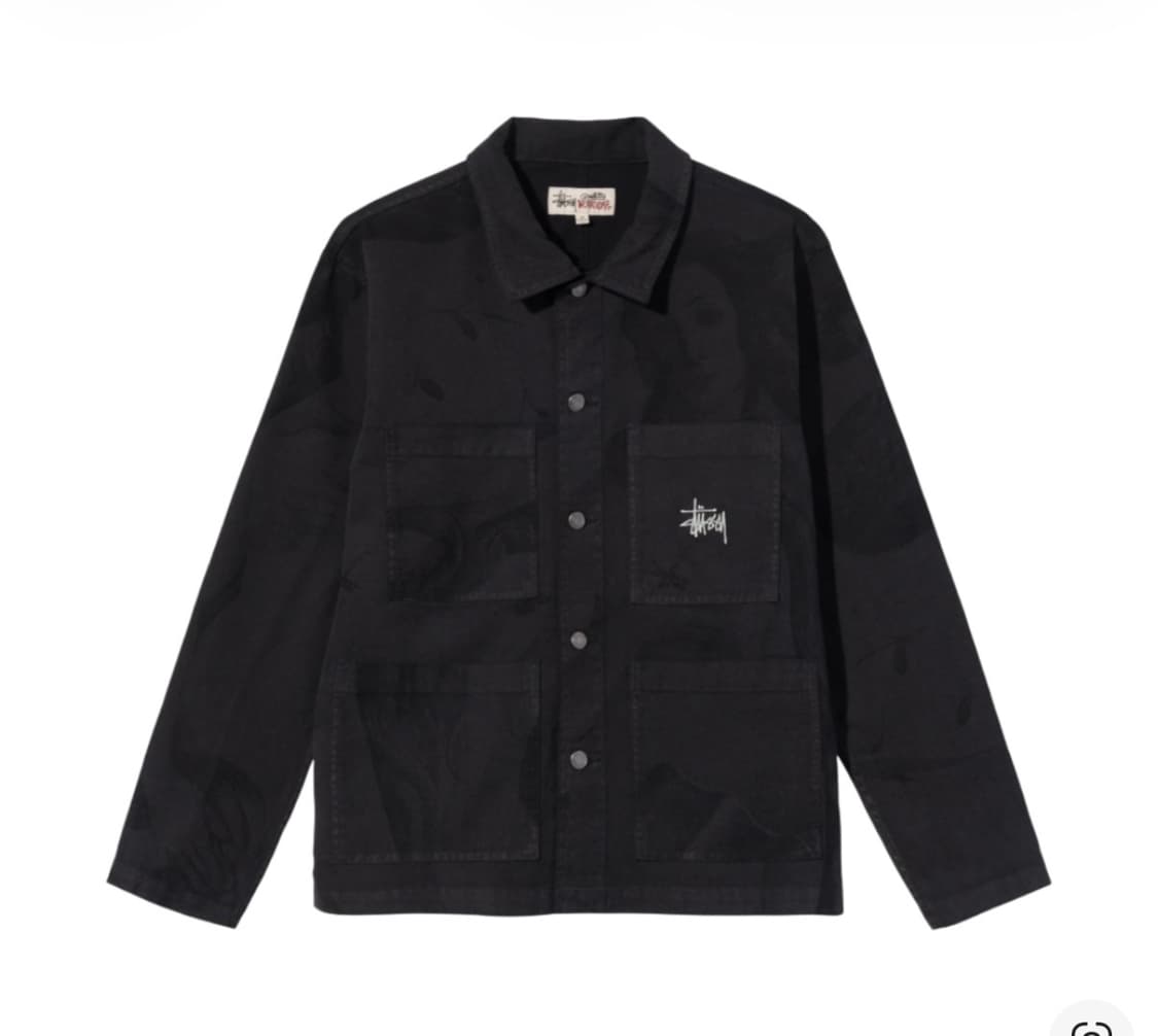 Stussy Venus Chore Jacket Black / L 상품이미지1