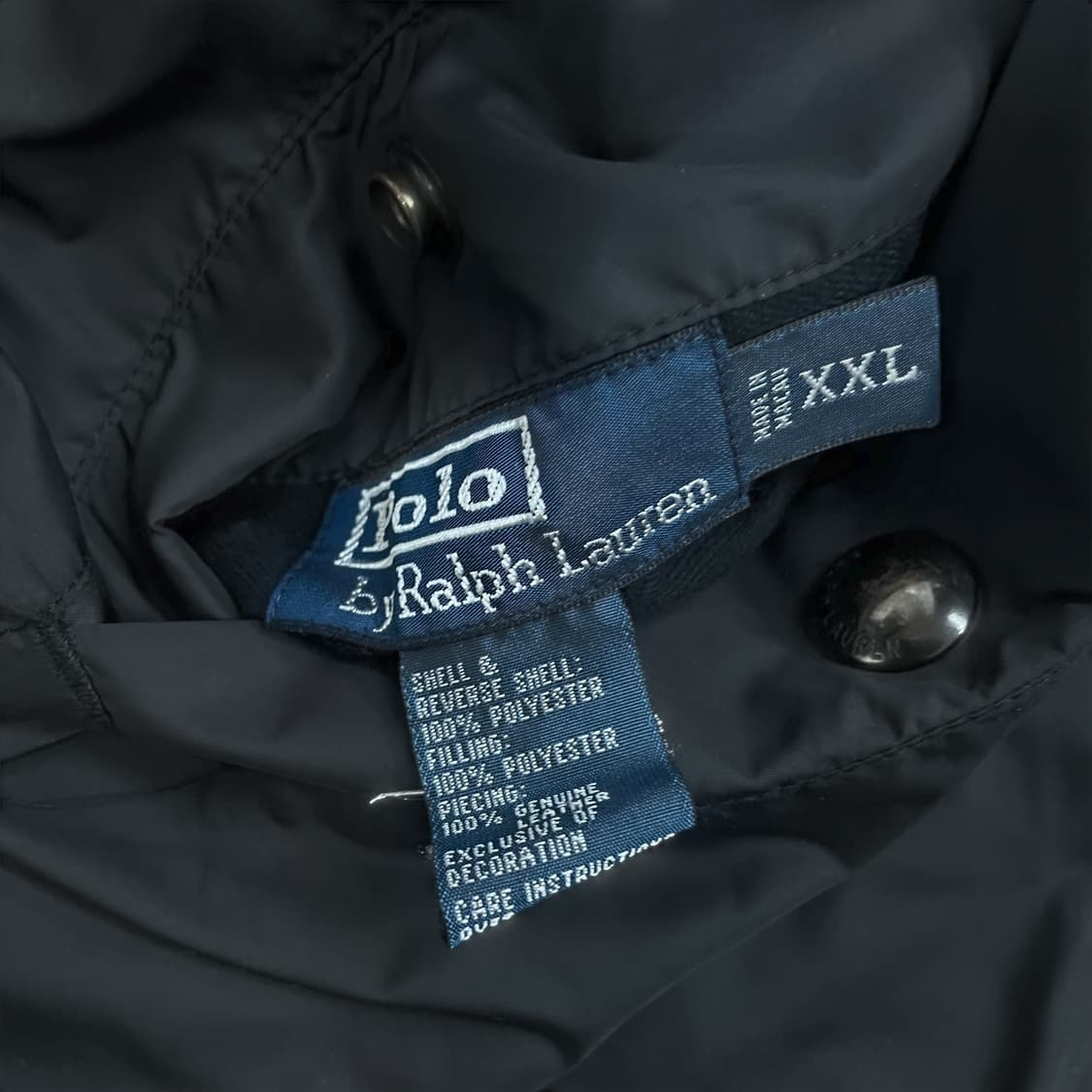 폴로 랄프로렌 스위스 패치워크 투웨이 리버시블 퀄팅 자켓 블랙 상품이미지7