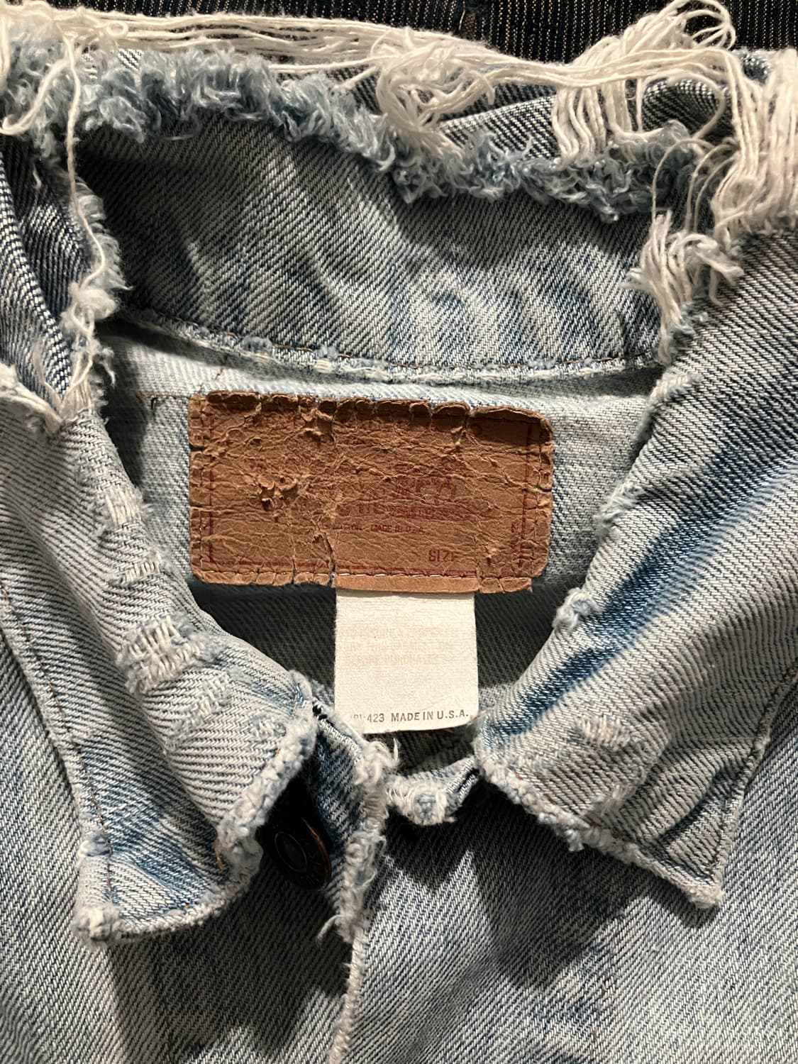 🇺🇸 70~80s USA 빈티지 리바이스 70505 데님 자켓 상품이미지6