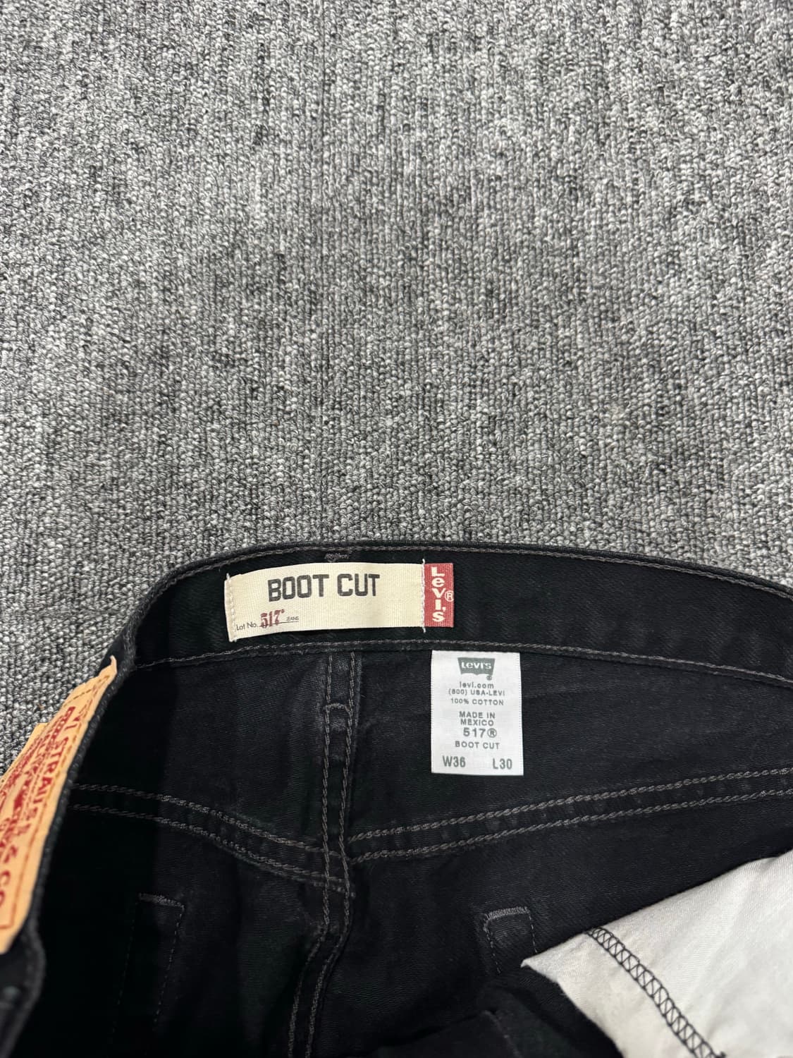 00s 빈티지 리바이스 517 블랙 데님 BK BK 상품이미지3